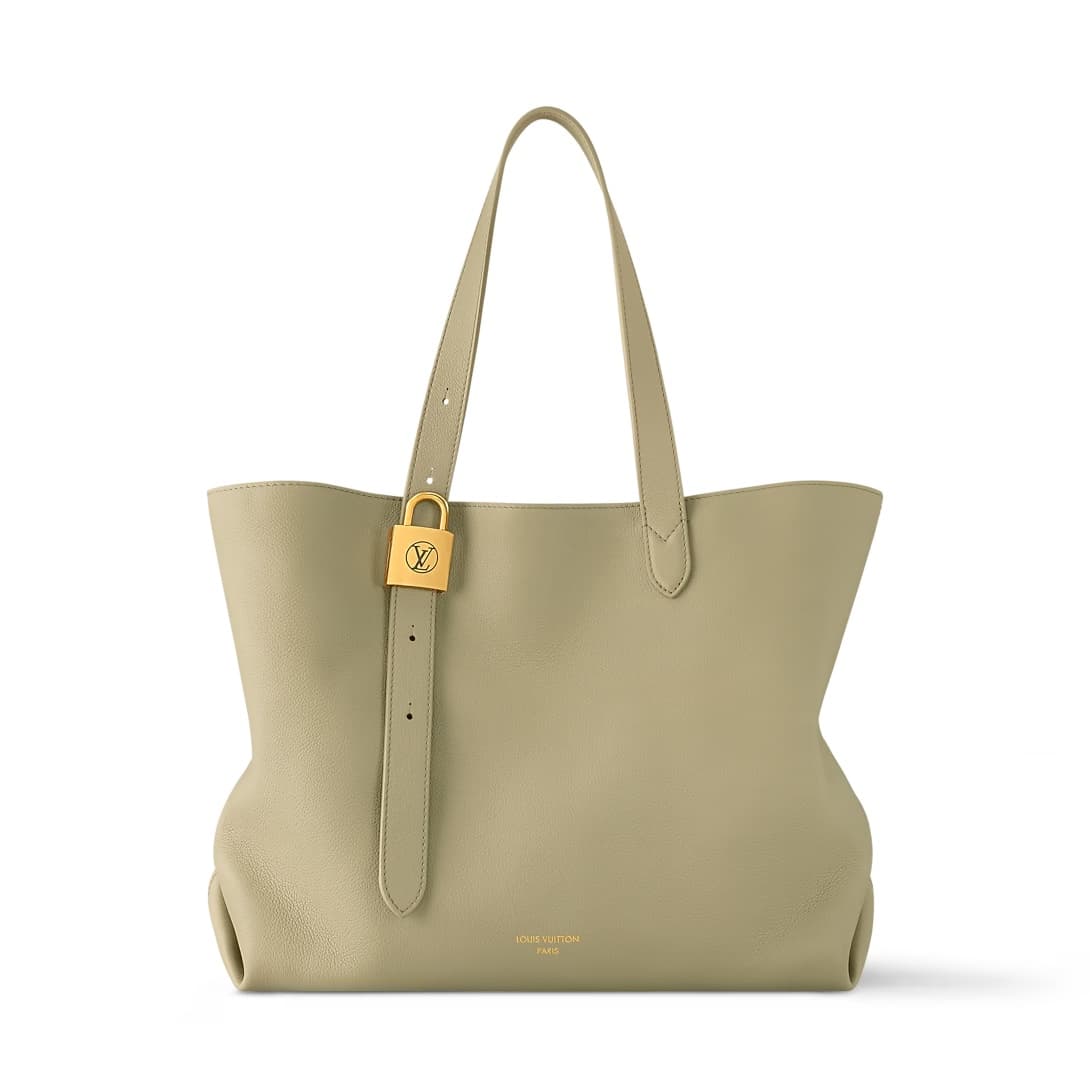 Louis Vuitton Low Key Cabas MM Clay Green Grained calfskin M25343 TOP