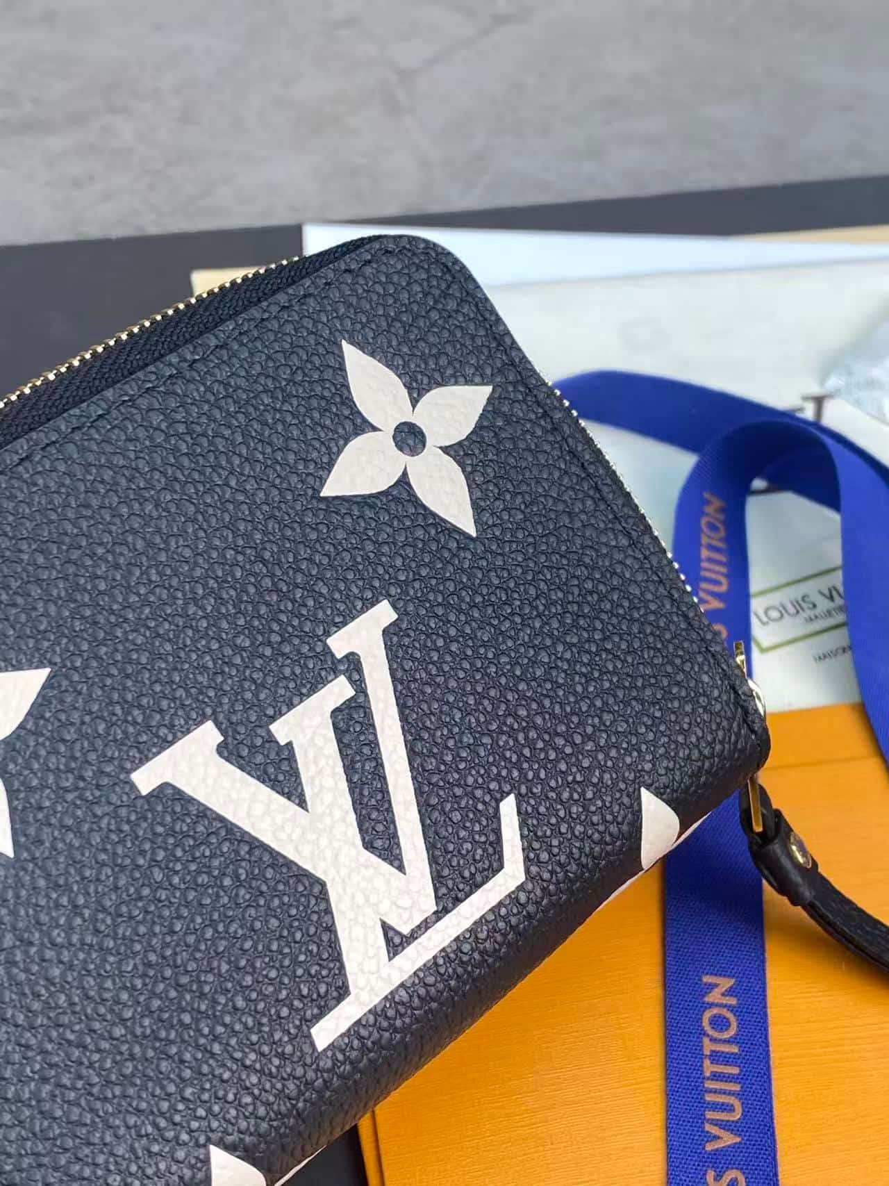 Louis Vuitton ZIPPY COIN PURSE Monogram Empreinte M69797 Black High