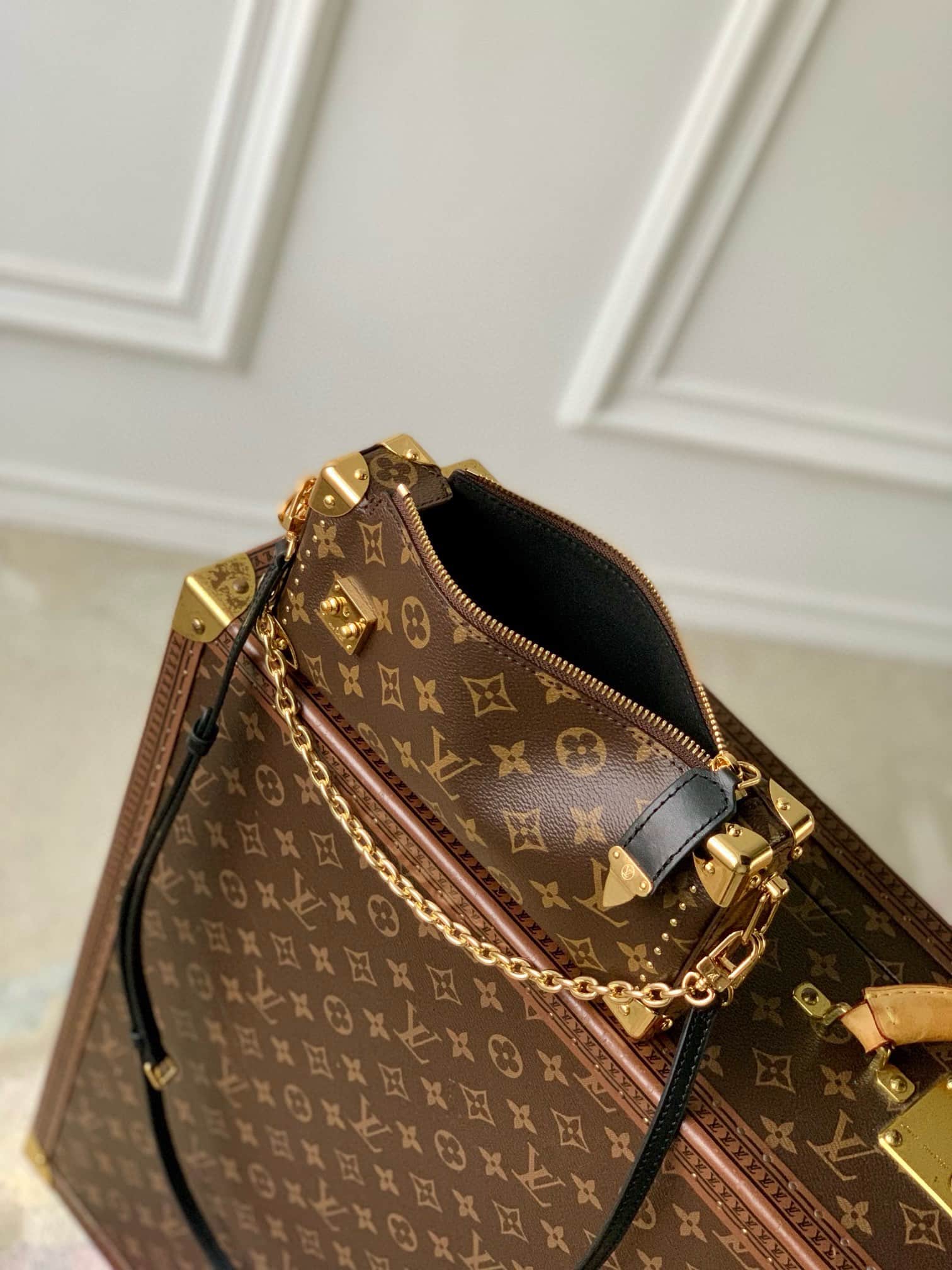 Louis Vuitton Slim Trunk Coated canvas M13147 High