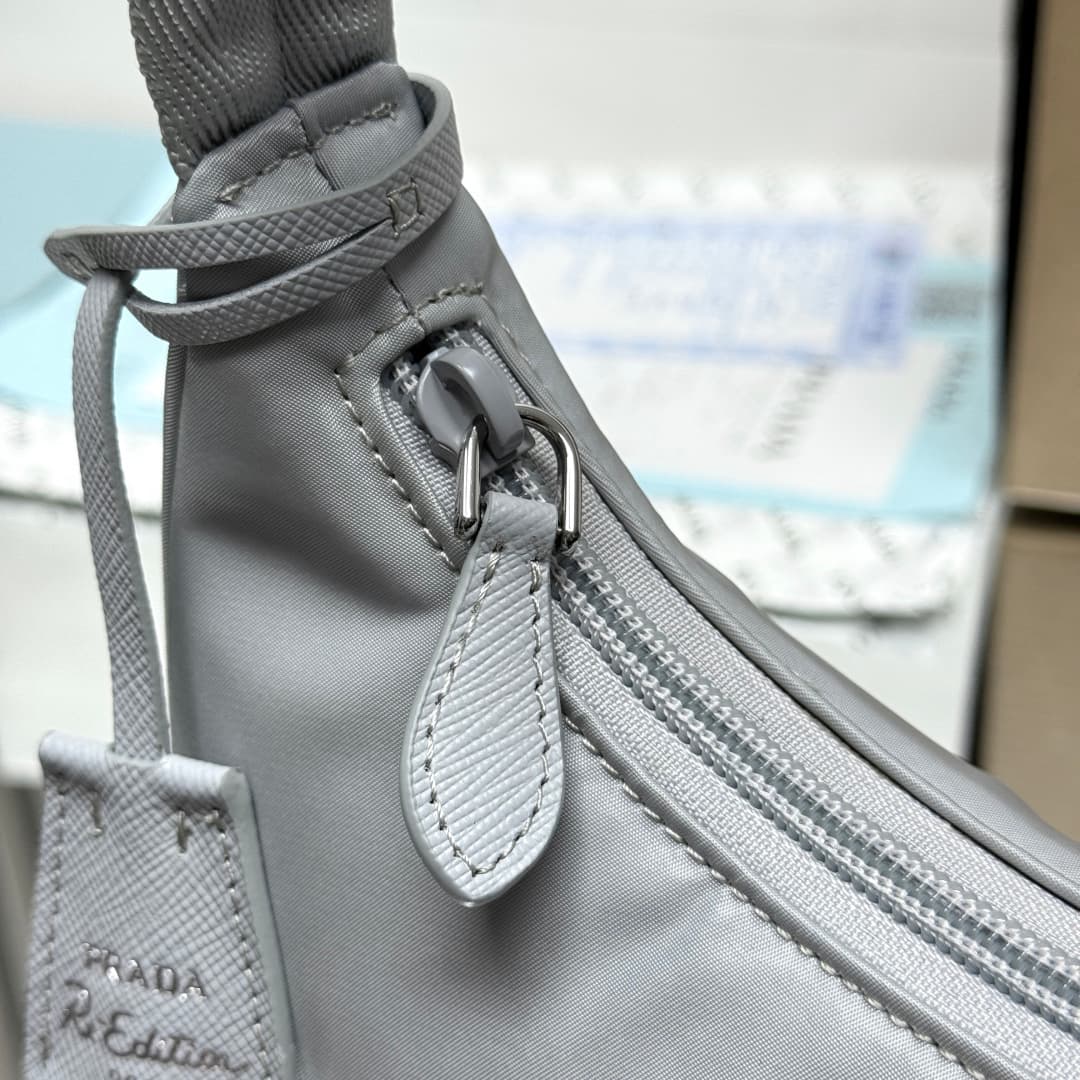 Prada Re-Nylon Re-Edition 2000 mini-bag Grey Recycled Polyamide 1NE515 High