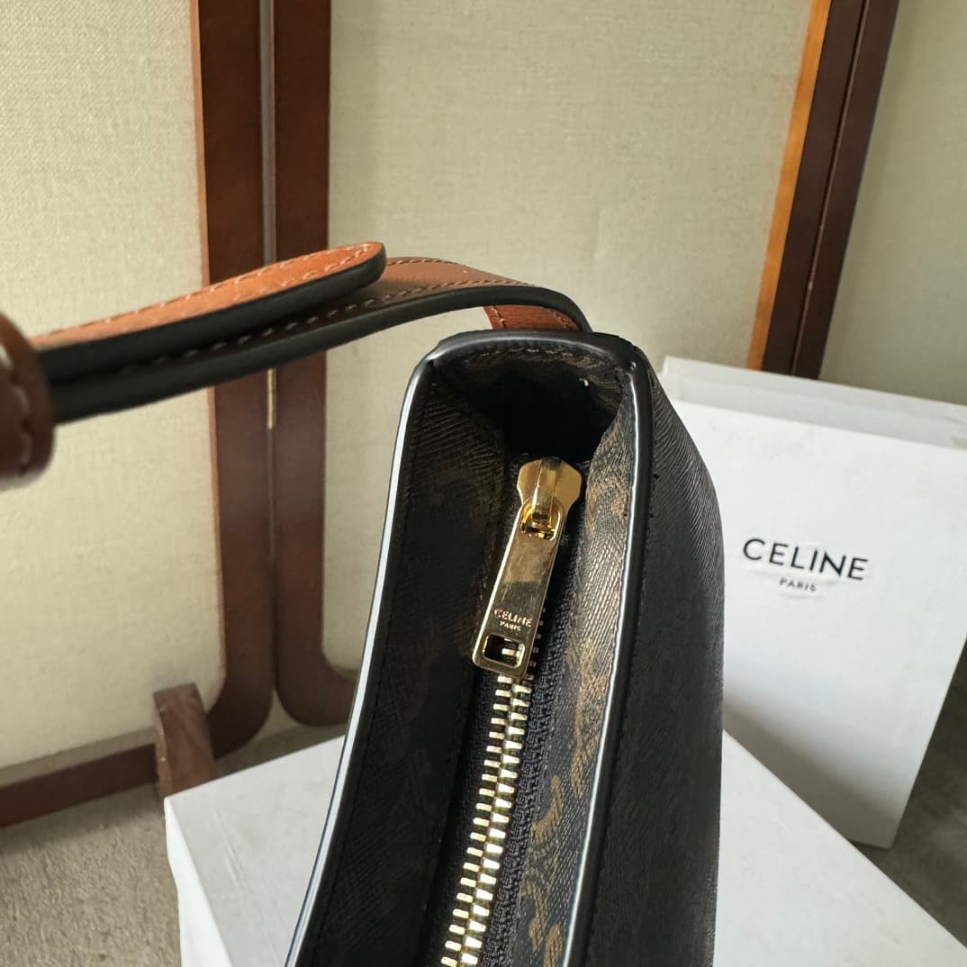 Celine Tilly bag in Triomphe Canvas High