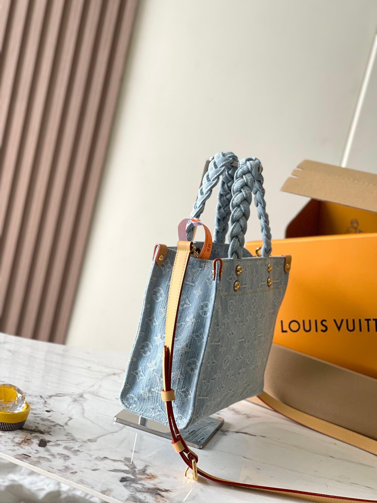 Louis Vuitton Let Go PM Monogram Denim Sky Blue Denim M24897 TOP