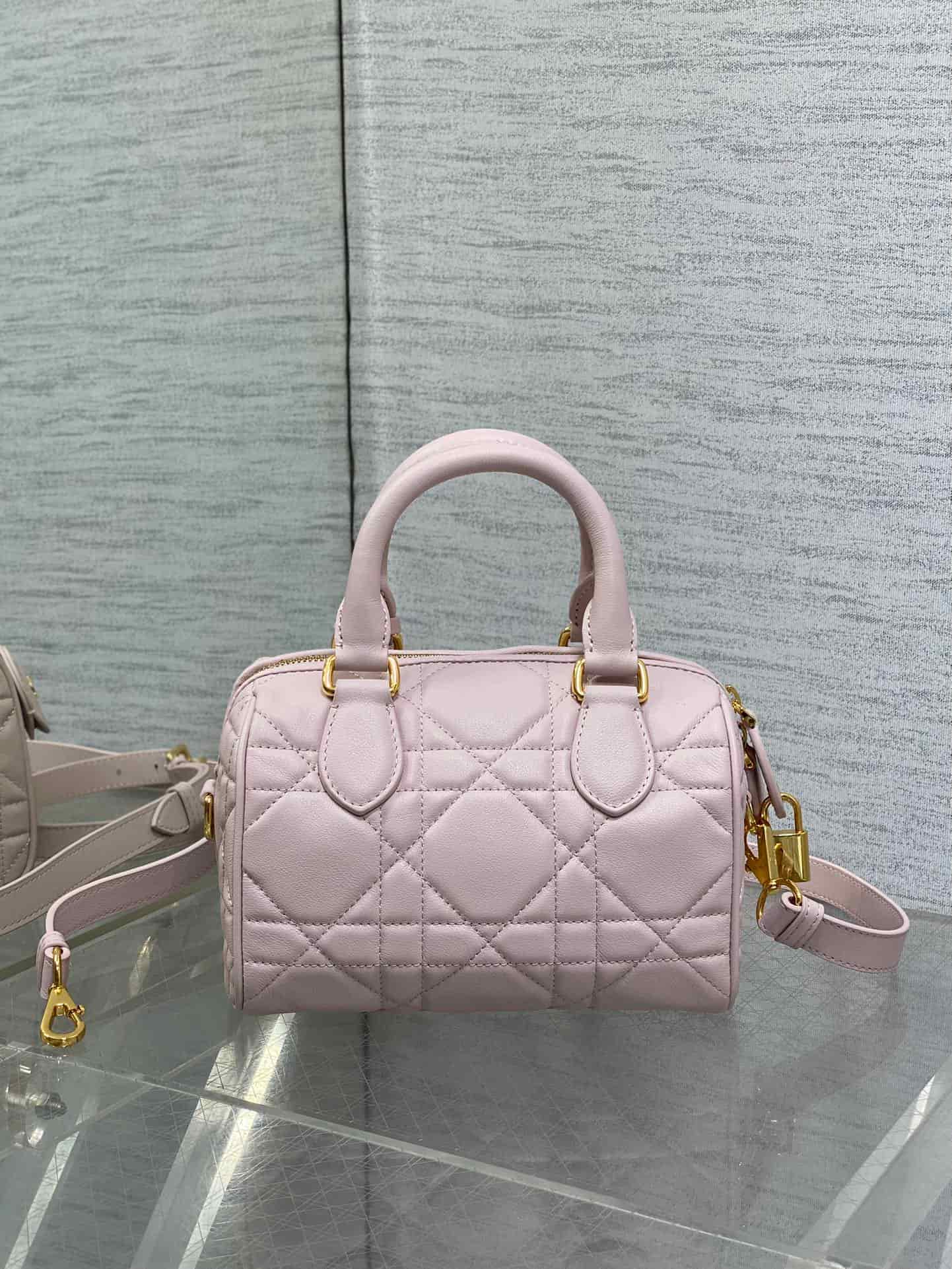 Dior Groove 20 Bag Rouge Powder Macrocannage Calfskin High