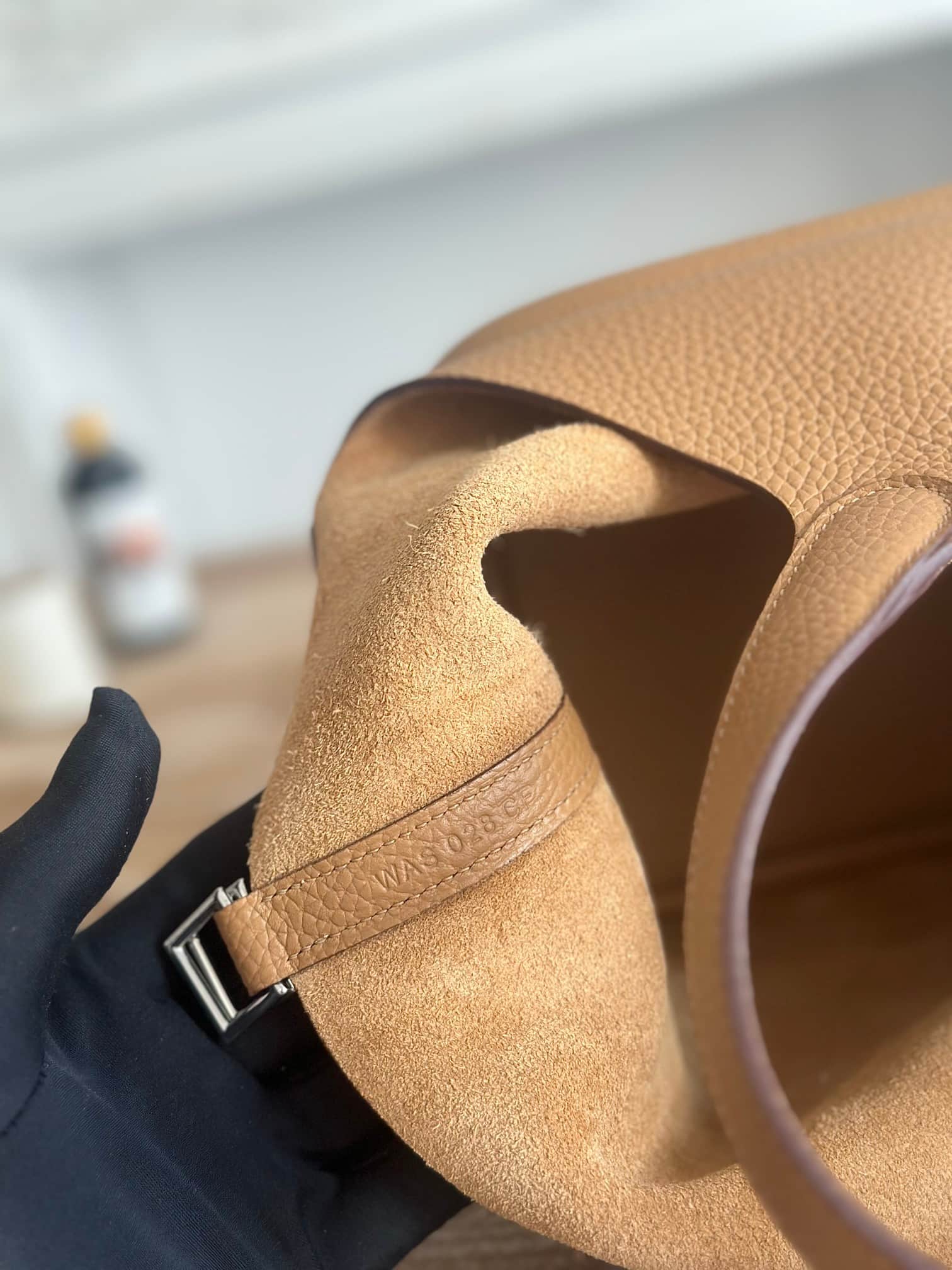 Hermès Picotin Lock 18 Bucket Bag TC Leather Silver Metal Biscuit Wax High