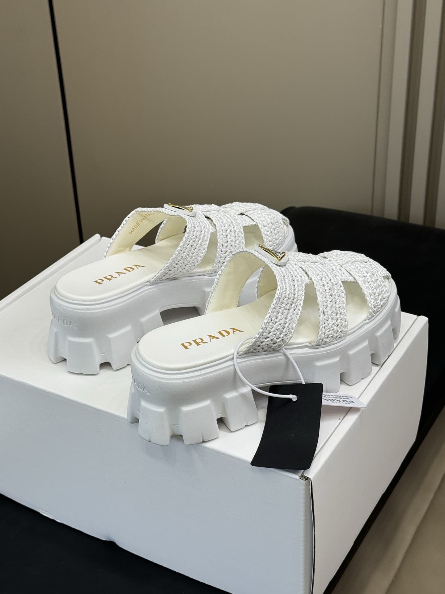 Prada Monolith rubber mules Women