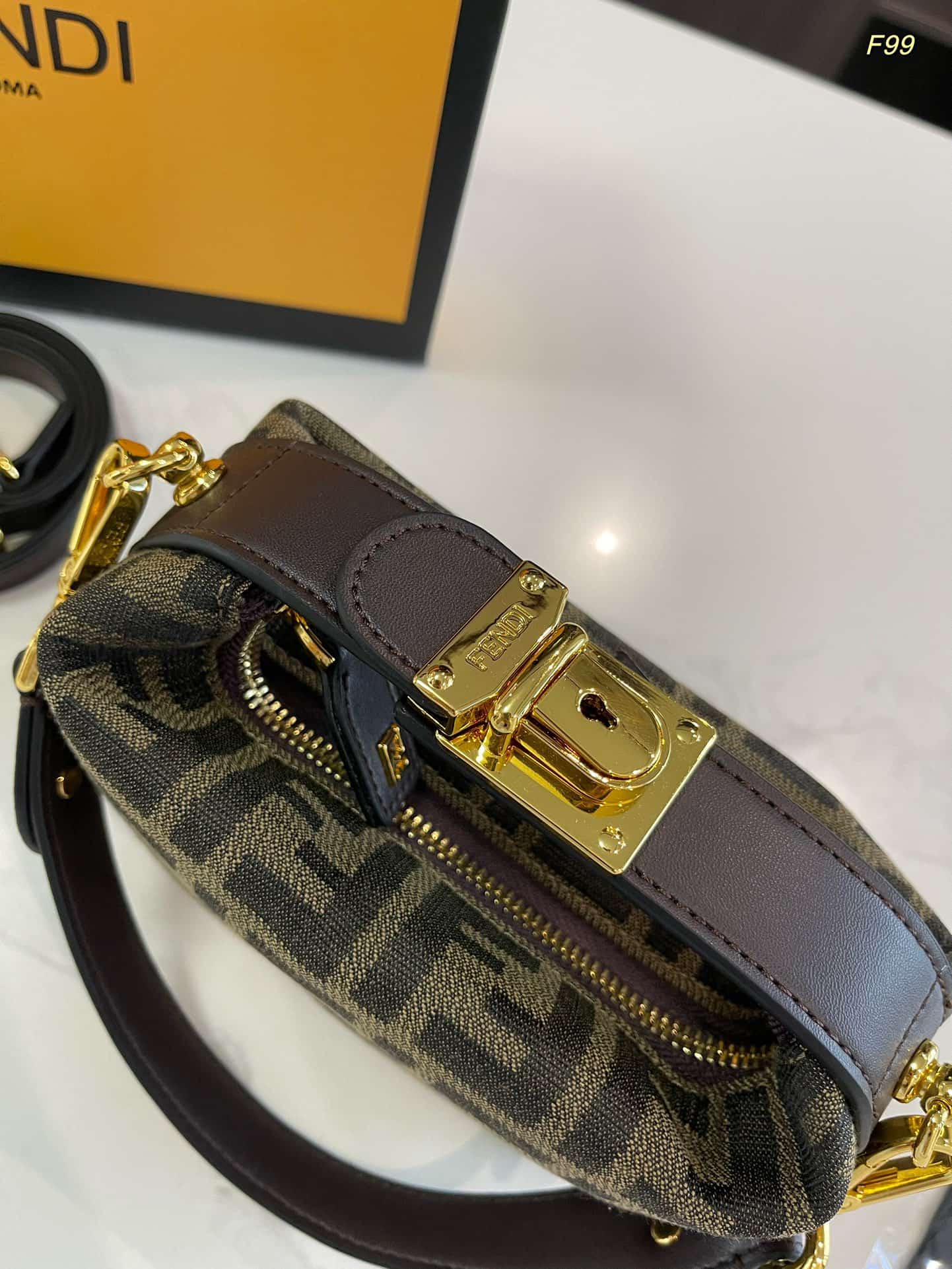 Fendi Zucca Mini Shoulder Bag