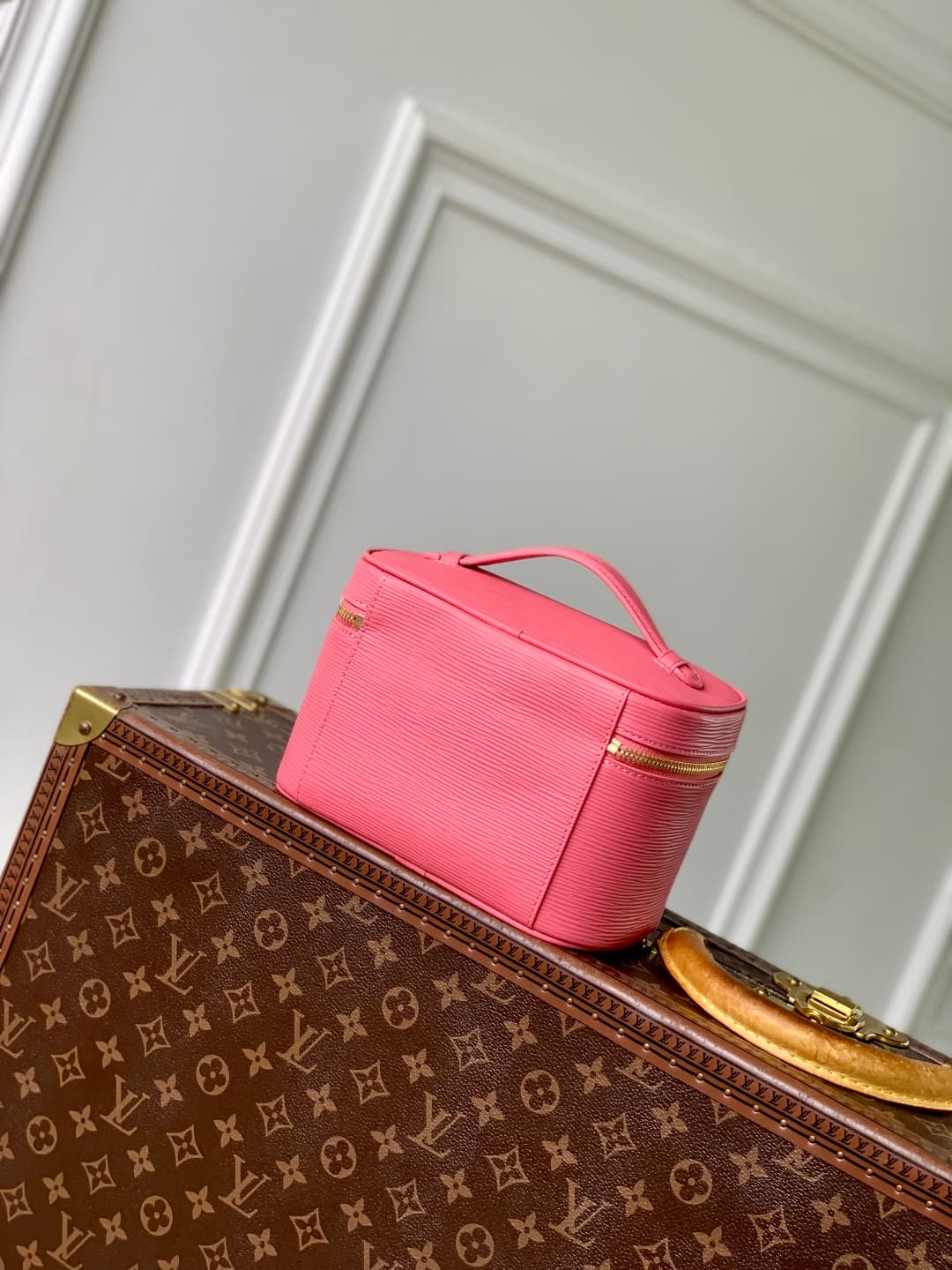 Louis Vuitton Nice Mini Epi grained leather Rouge M15191 Bliss Pink High