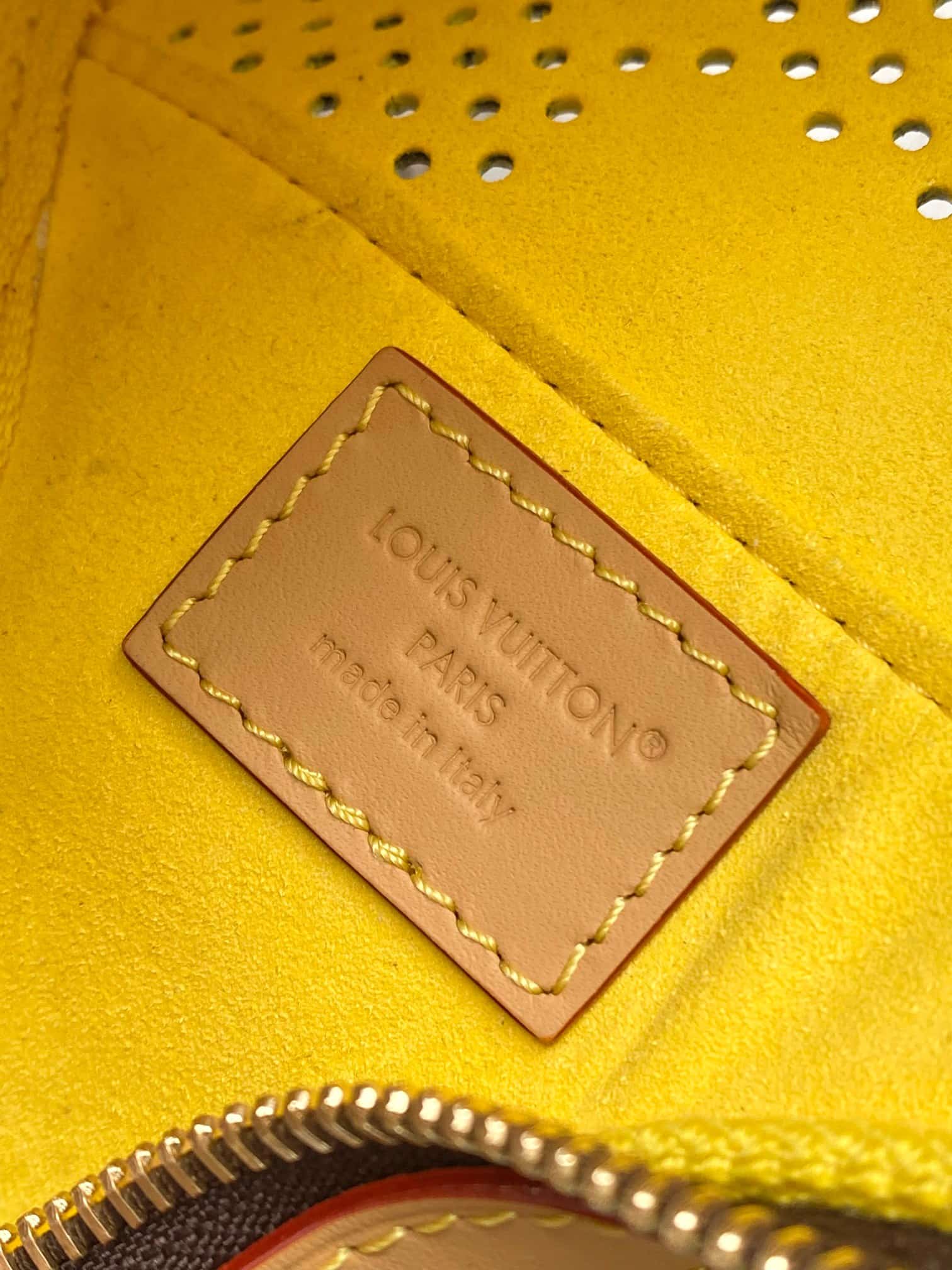 Louis Vuitton Ping Pong Bag Monogram/Yellow Grid coated canvas M29324 TOP