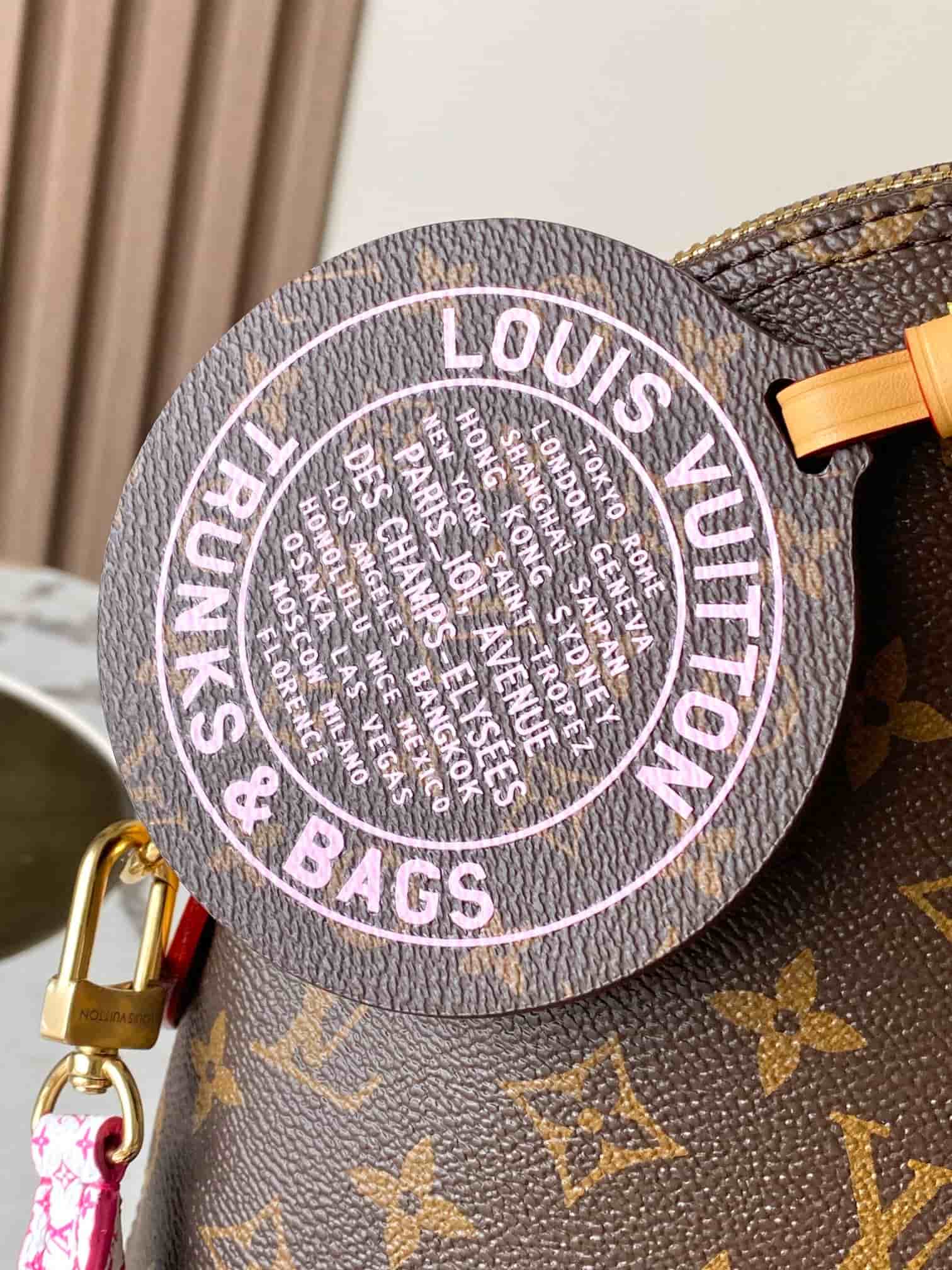 Louis Vuitton Alma MM Monogram Blue Coated canvas M27327 TOP