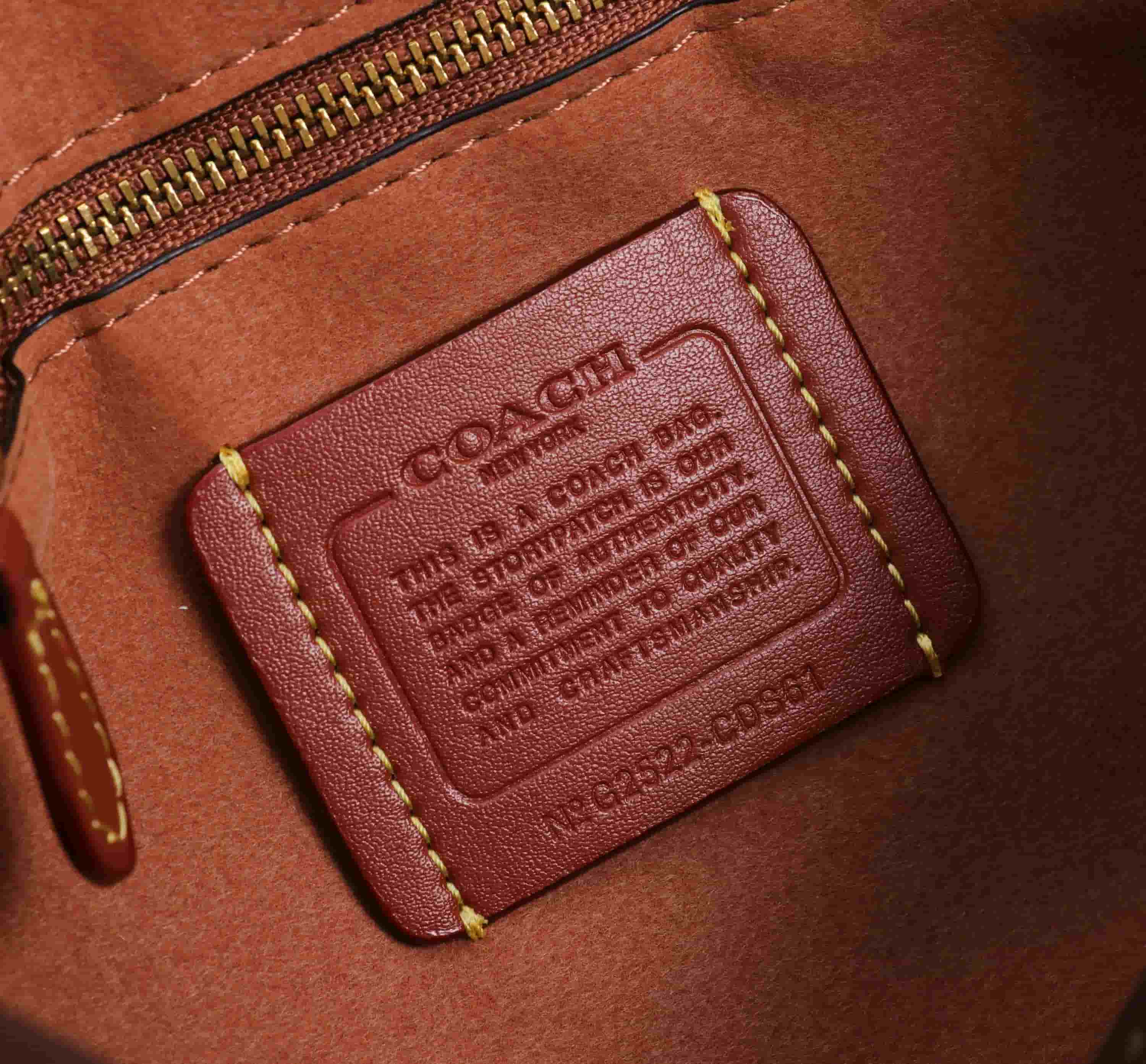 Coach Chelsea Shoulder Bag 30 With Chain in Brown Leather High