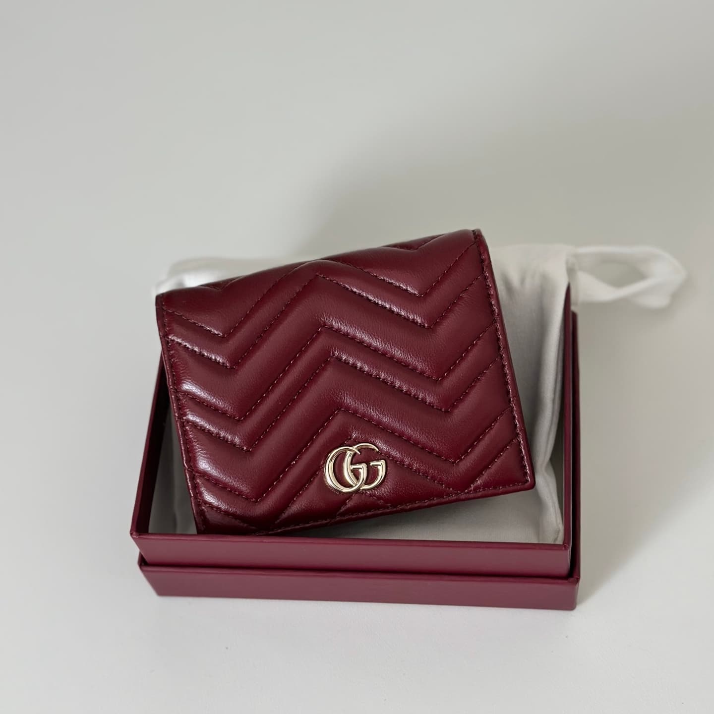 Gucci GG Marmont Small Wallet Burgundy 466492 High