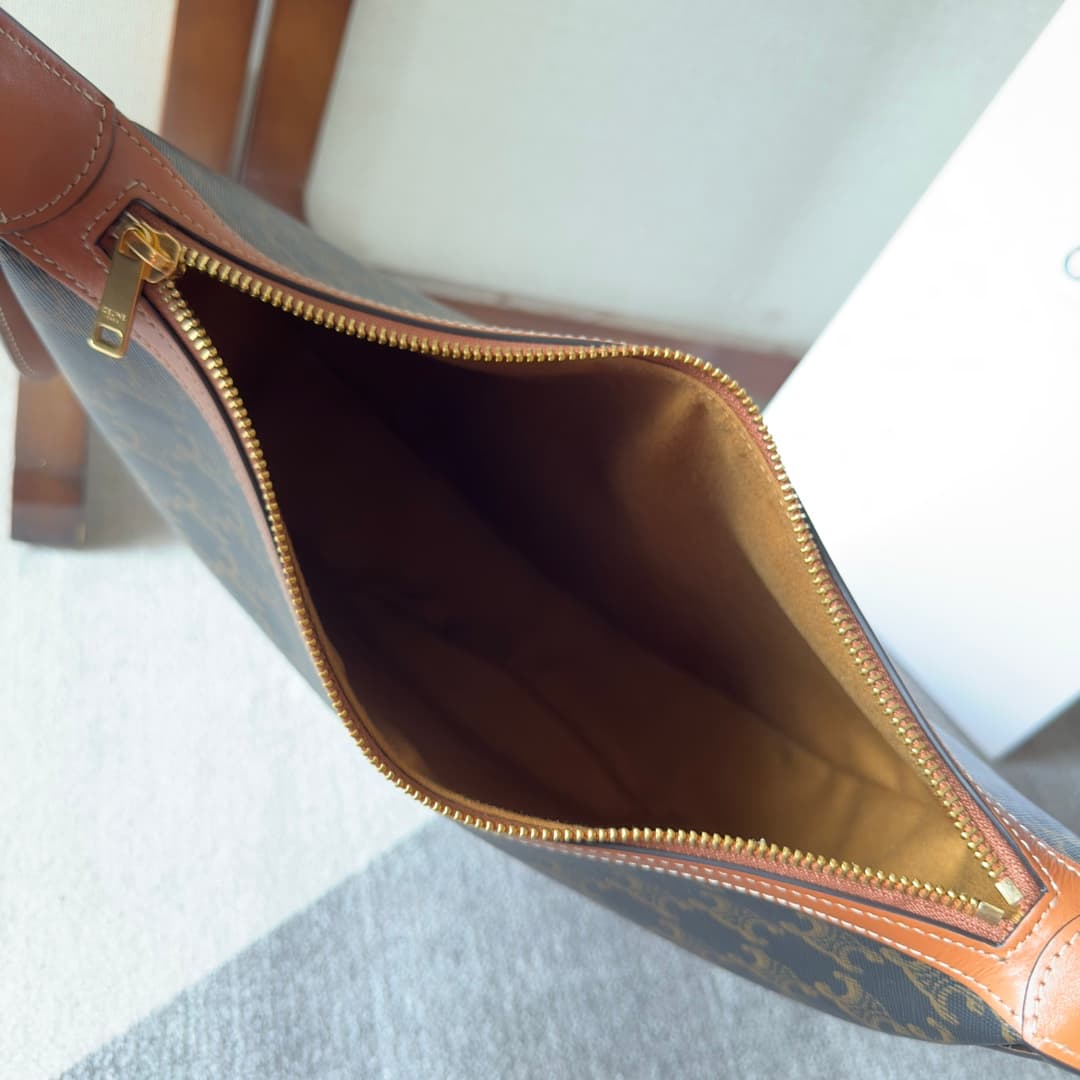 Celine Heloise Bag in Triomphe Canvas High