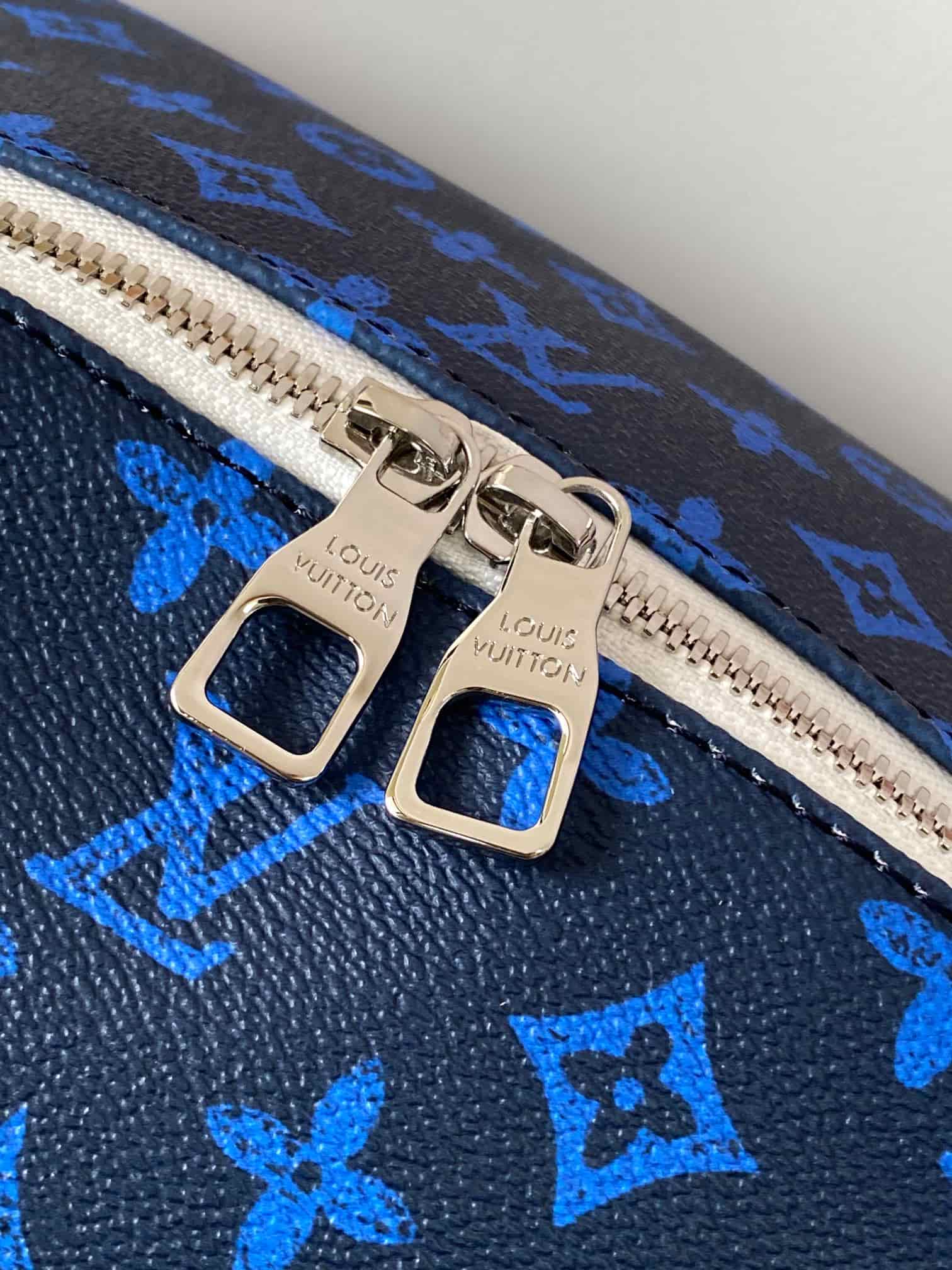 Louis Vuitton Everyday LV Discovery Backpack Blue Monogram Canvas High
