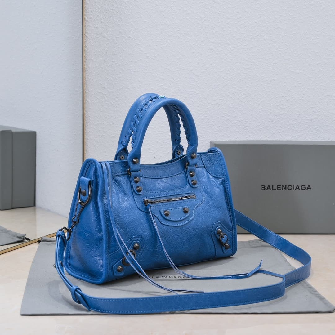 WOMEN'S LE CITY SMALL BAG Lambskin & Black Metal High