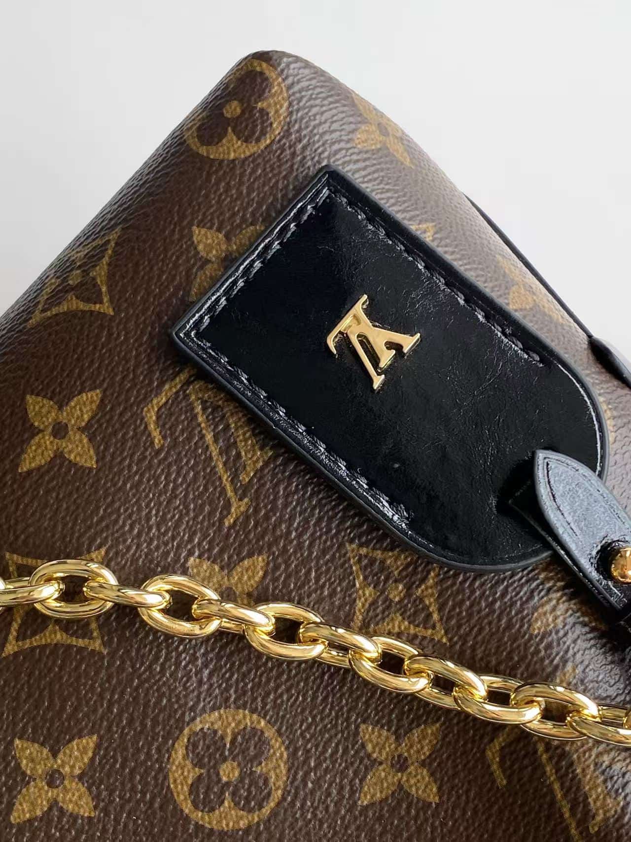 Louis Vuitton CarryAll BB Monogram Shearling Leather M26568 High