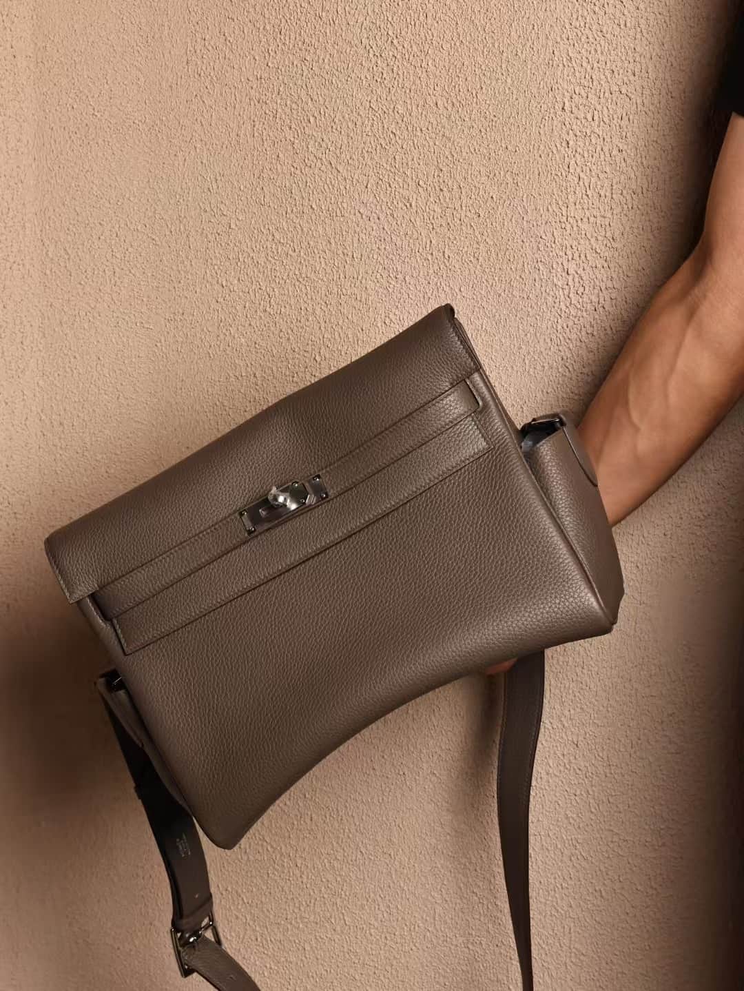 Hermes Kelly Messenger GM Togo Leather WAX Customizing Style