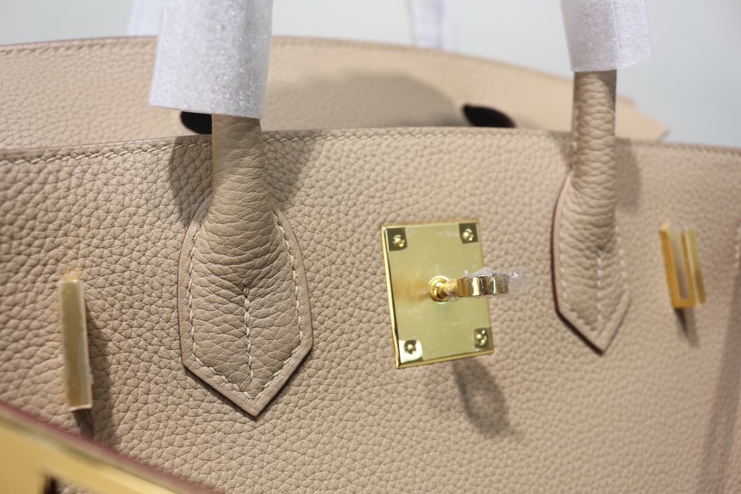 Hermes Birkin 25/30/35cm Bag Togo Leather In Trench WAX High