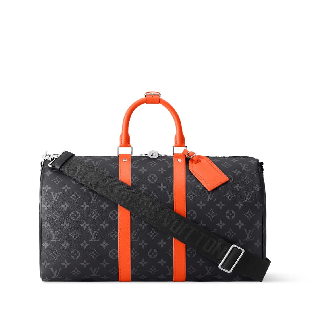 Louis Vuitton Keepall Bandoulière 45 Black Monogram Eclipse coated canvas M15251 TOP