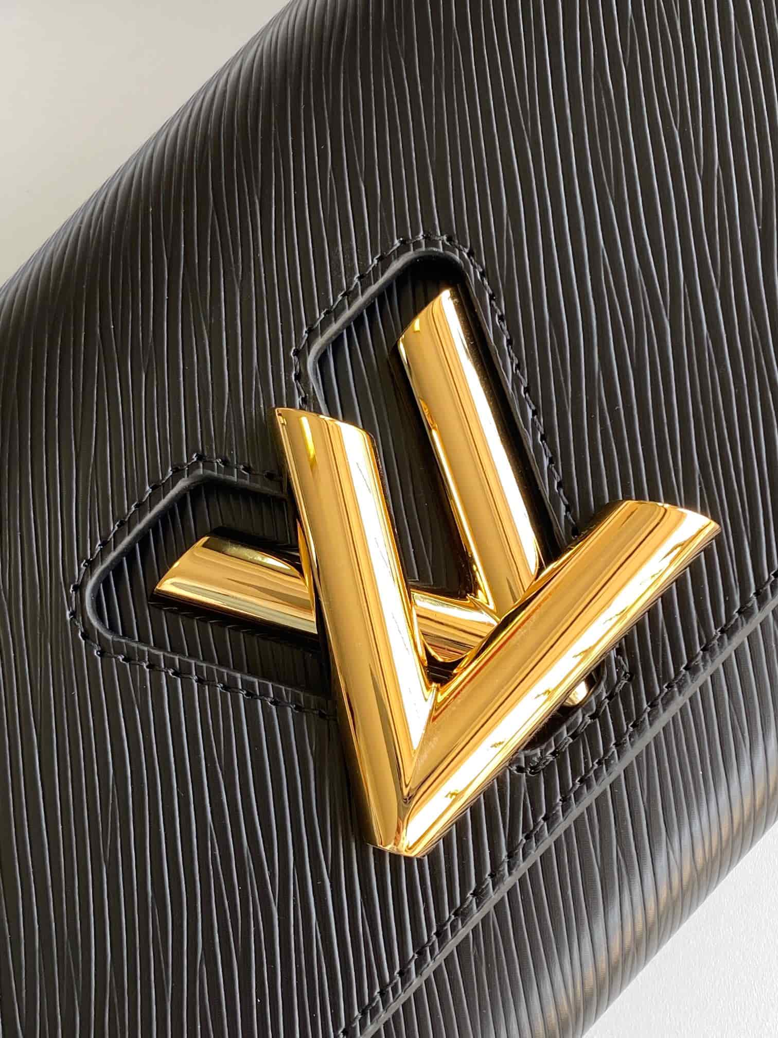 Louis Vuitton Twist West Black Epi grained cowhide leather M24549 High