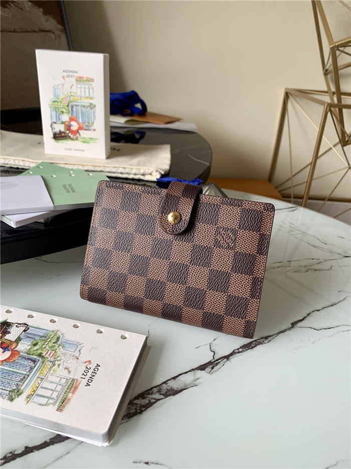 Louis Vuitton SMALL RING AGENDA COVER Damier Ebene High