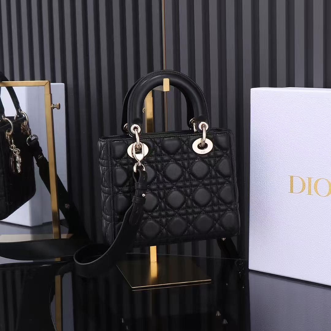 SMALL LADY Dior MY ABCDior BAG Cannage Lambskin A