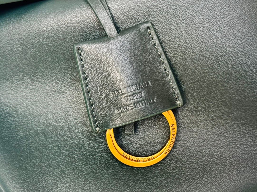 Balenciaga Rodeo Small Bag in Pine Green Leather With Gold-Tone Metal TOP