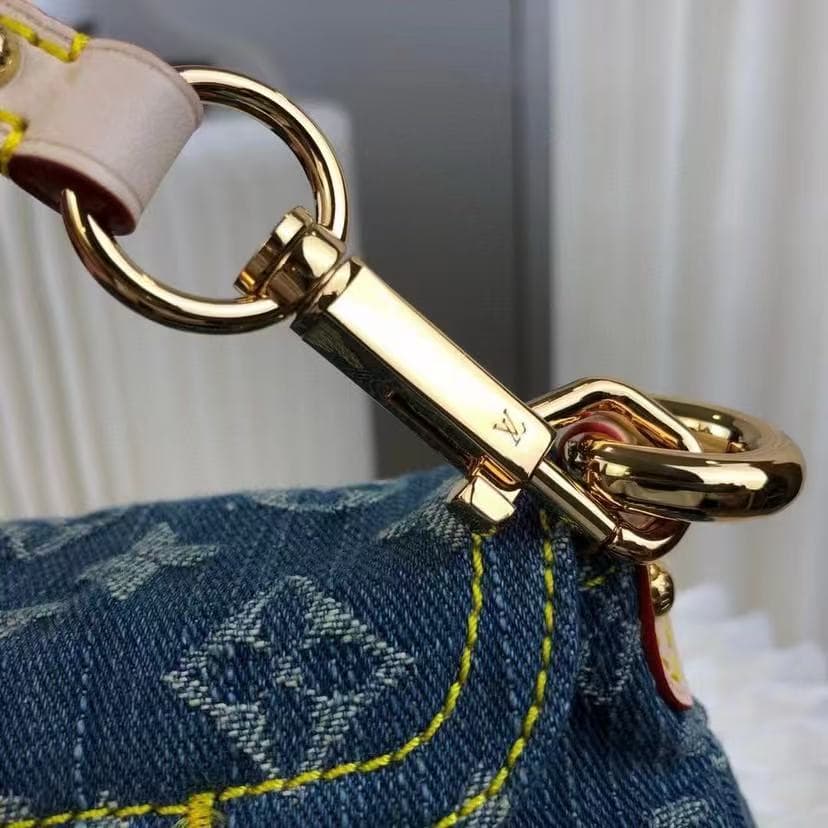 Louis Vuitton Mini Pleaty Bag Monogram Denim canvas M95050 High