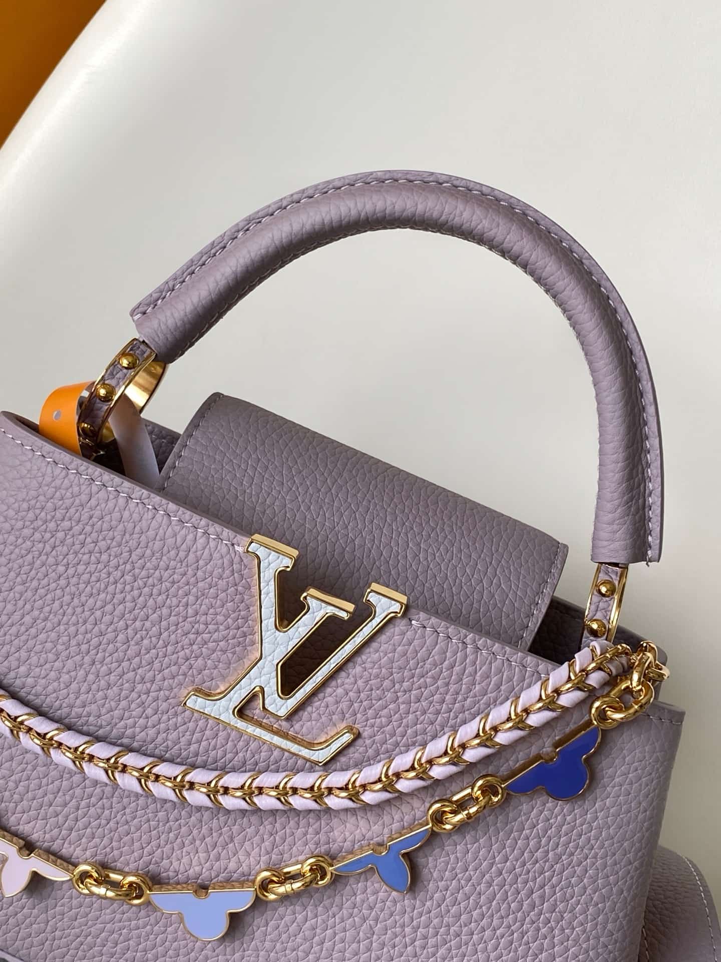 Louis Vuitton Capucines East-West Mini Iris Lilac Taurillon leather M2A379 TOP