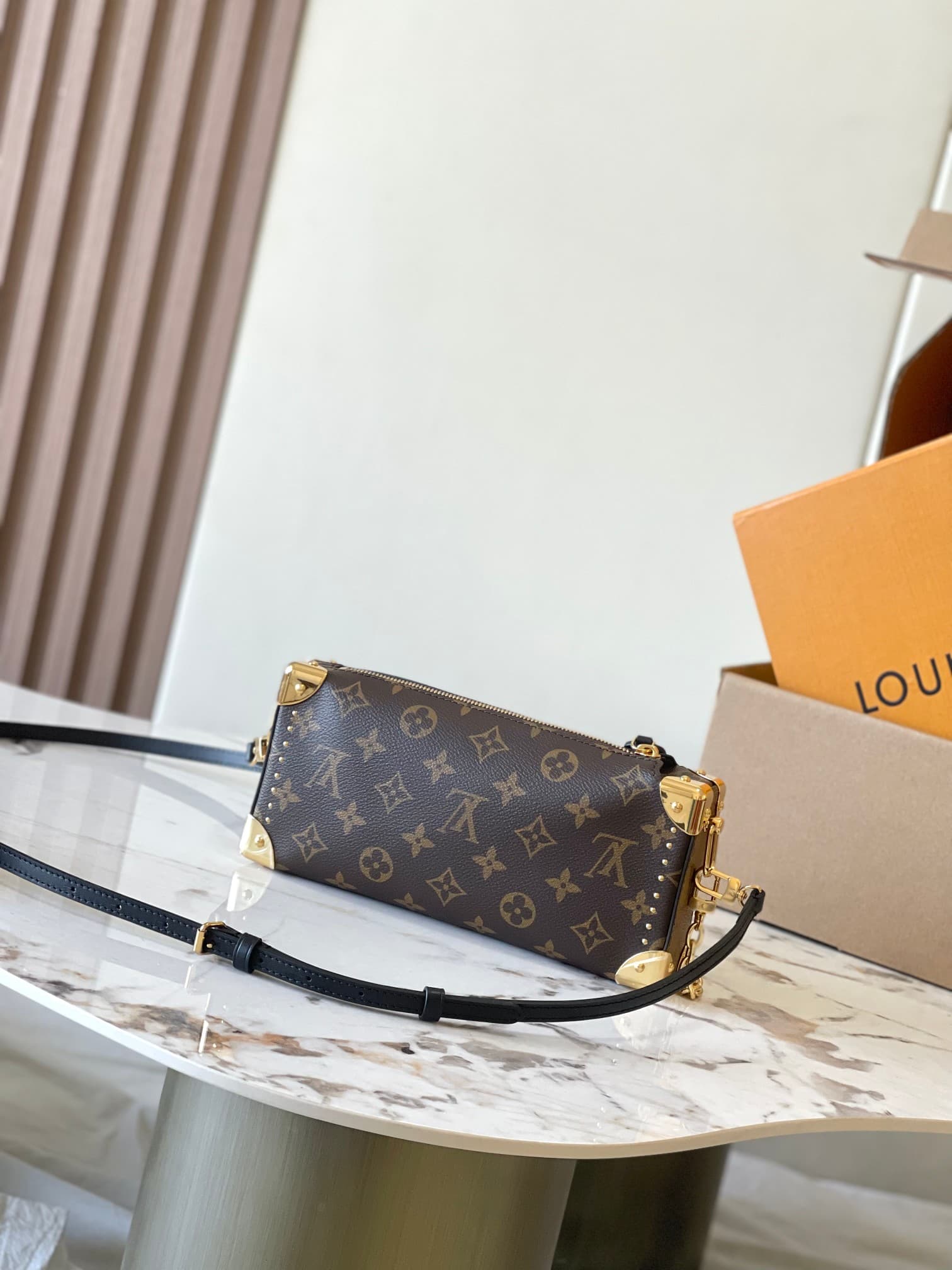 Louis Vuitton Slim Trunk Coated canvas M13147 Top