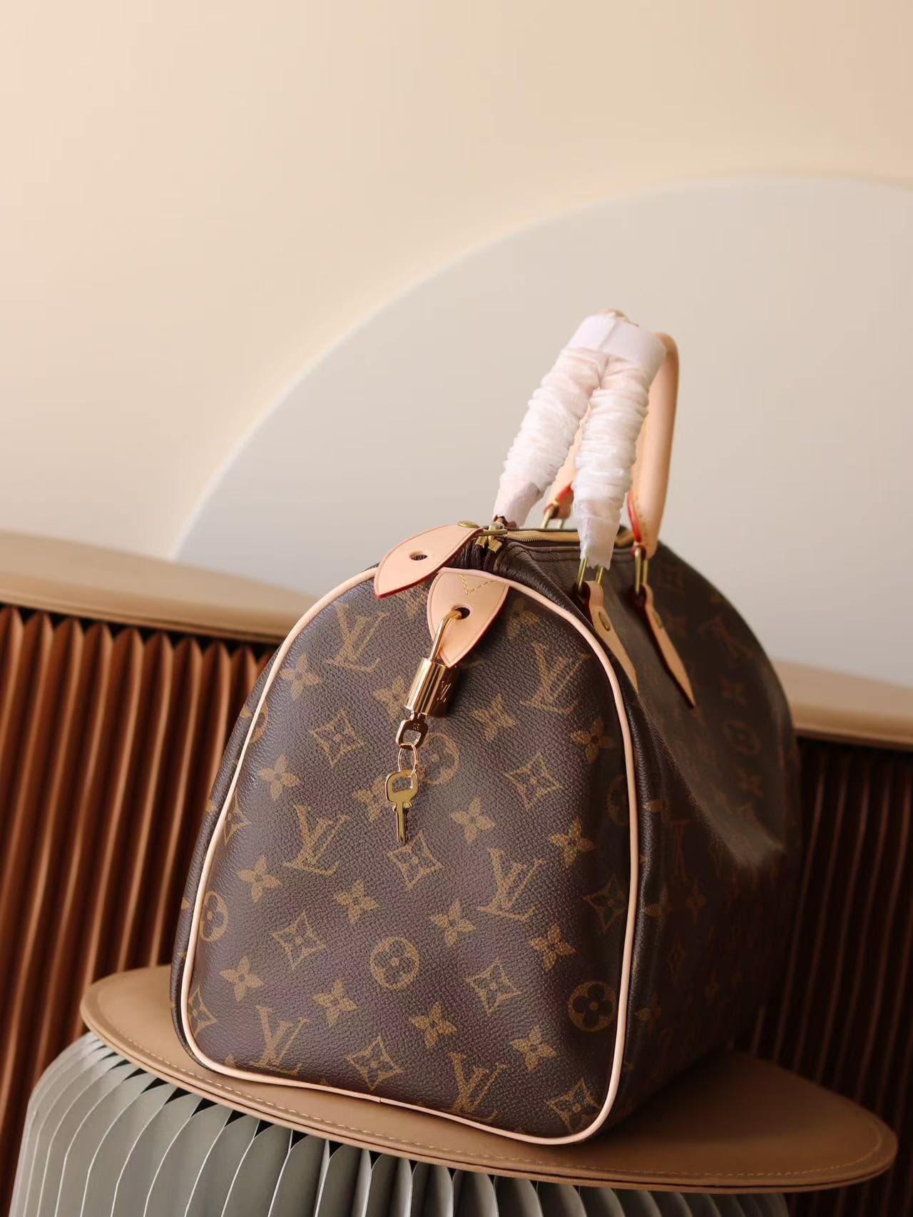 Louis Vuitton Speedy 30 monogram coated canvas M41108 High