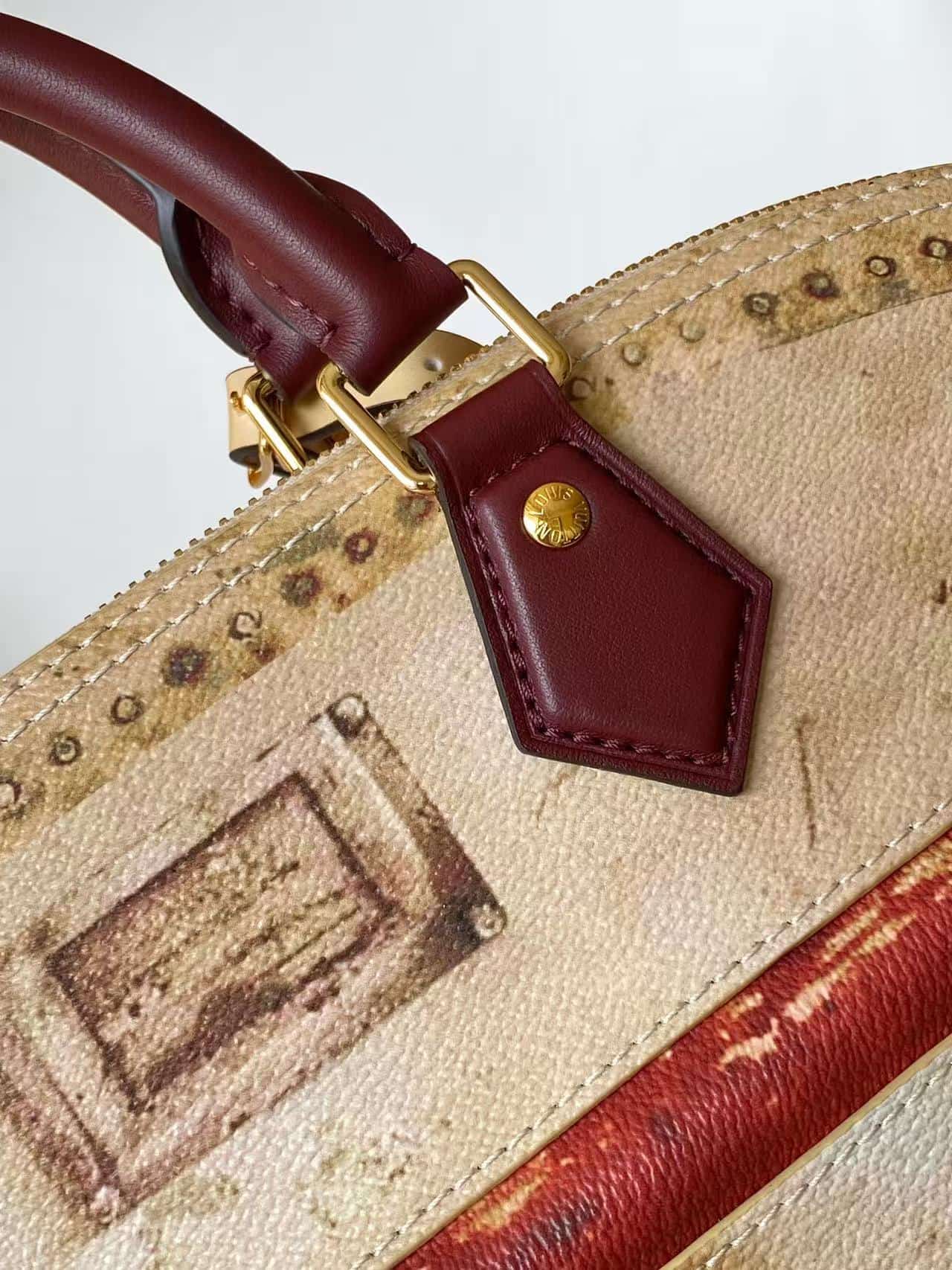 Louis Vuitton Alma GM Beige Coated canvas M28144 High