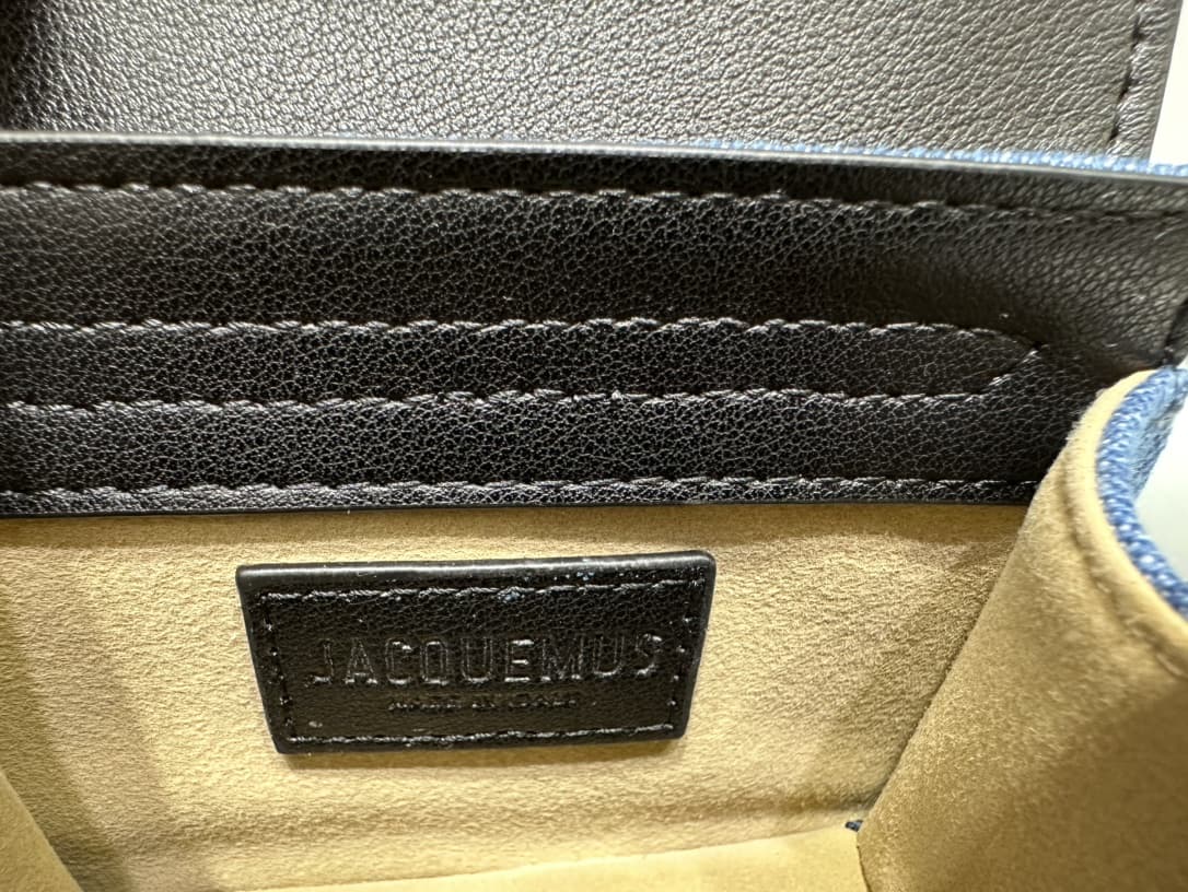 Jacquemus Le Chiquito Denim Bag High