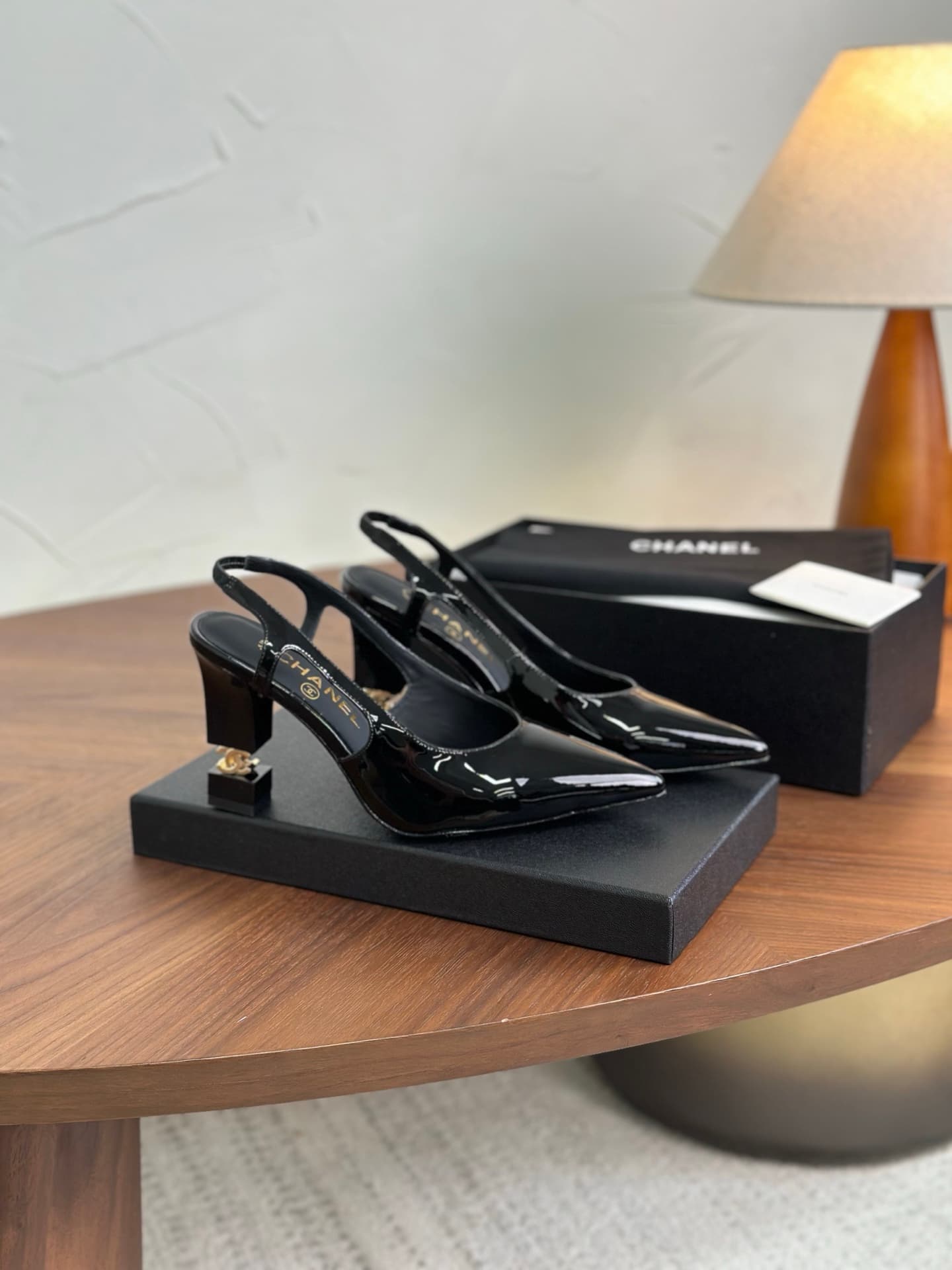 Chanel Slingback Pumps Women Shoes