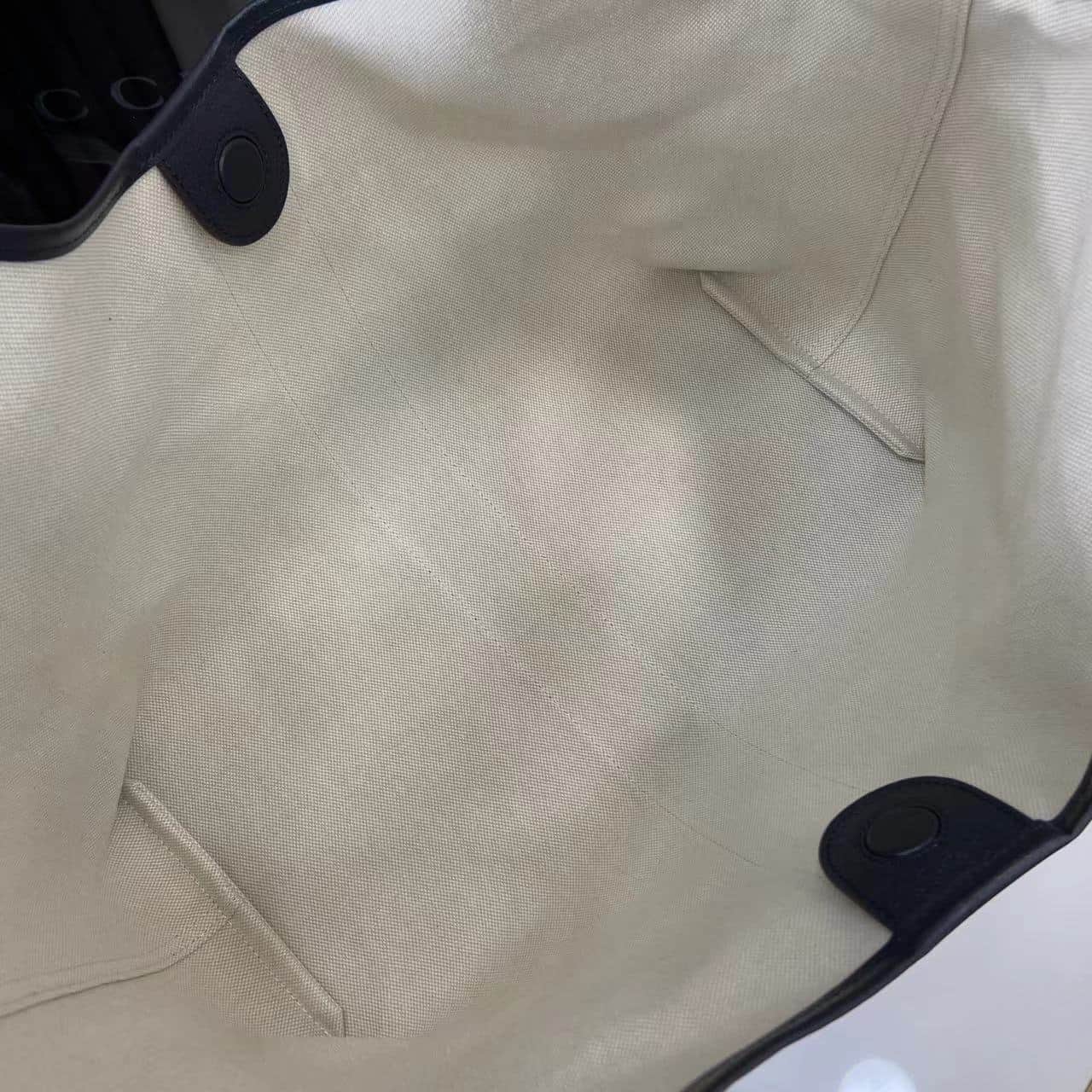 Gucci Giglio large tote bag blue and white GG denim 853971 High