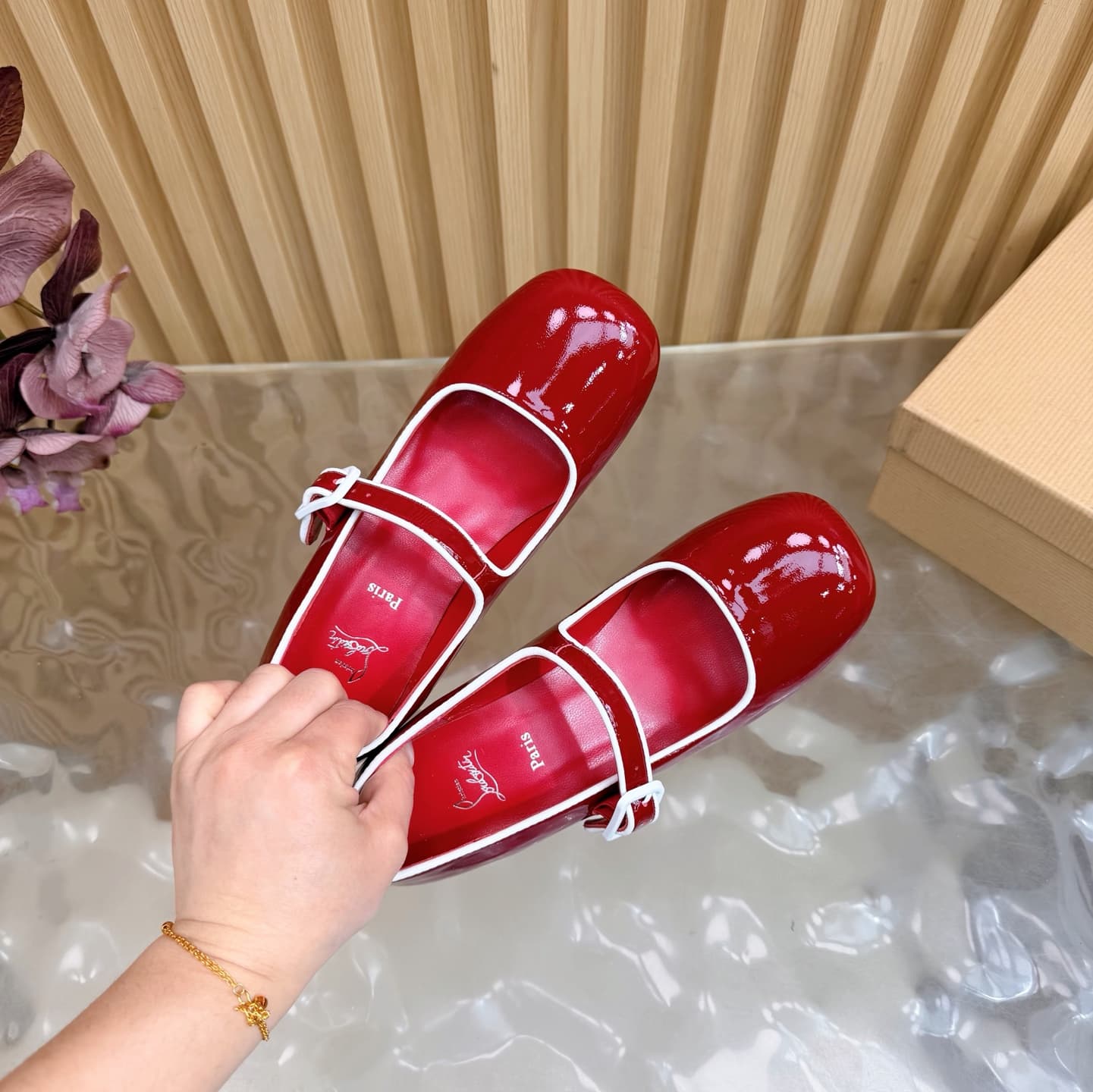 Christian Louboutin Miss Jane Mary Jane pump in patent leather shoes women