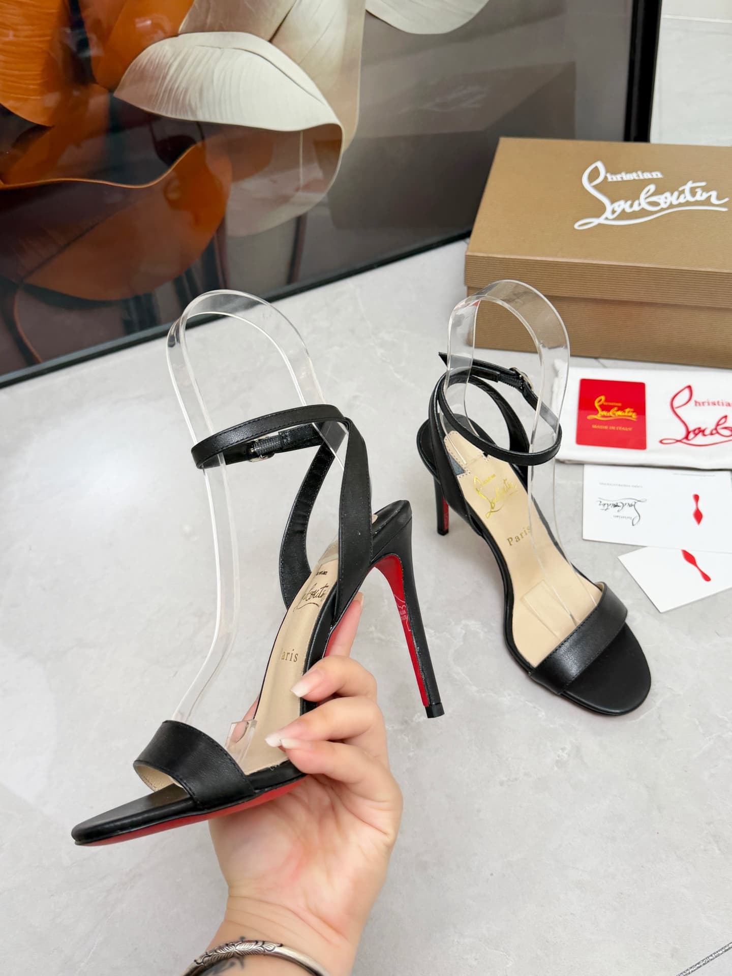 Christian Louboutin Loubigirl leather sandals