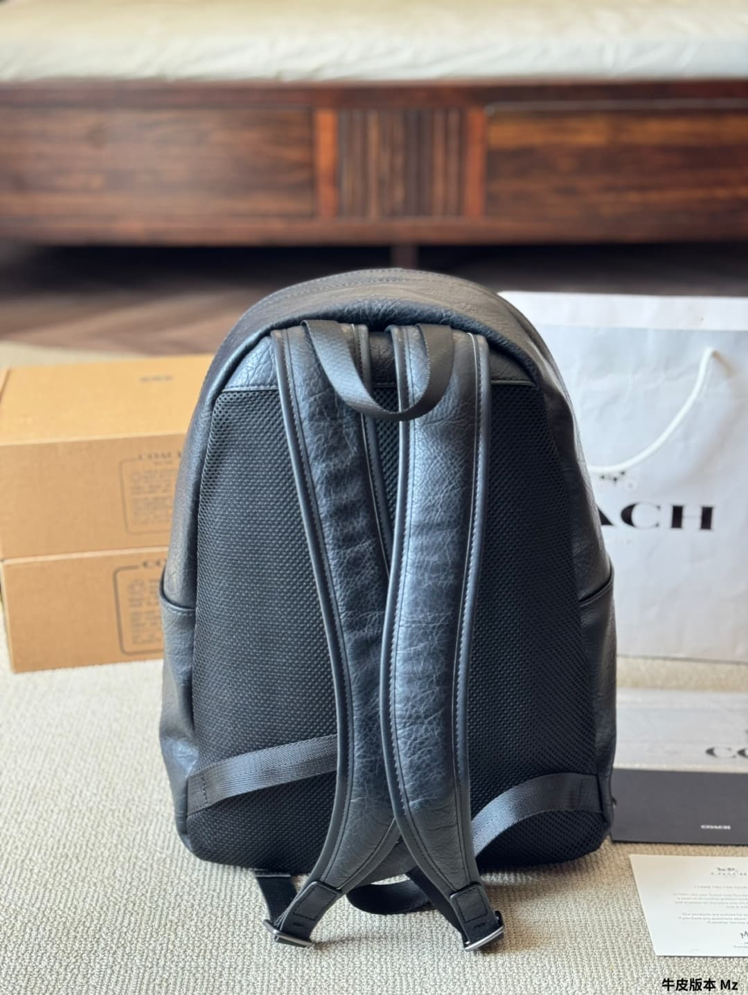 Coach Houston Backpack In Smooth calf leather