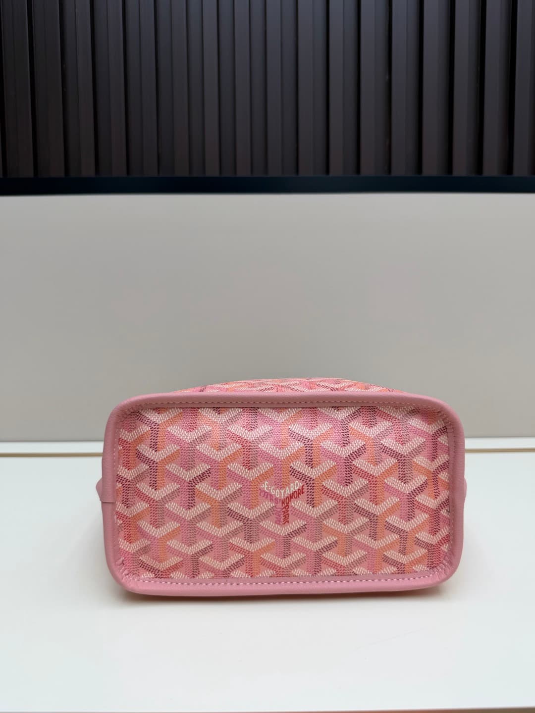 Goyard Anjou Mini Bag in pink Goyardine canvas Mid