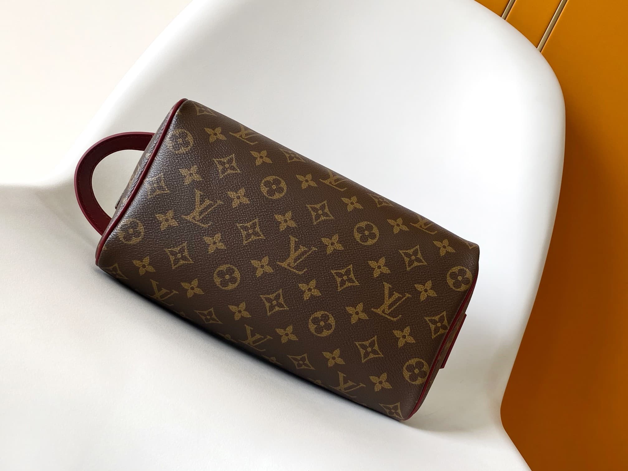 Louis Vuitton Dopp Kit Sari Red Monogram Macassar coated canvas M12640 High