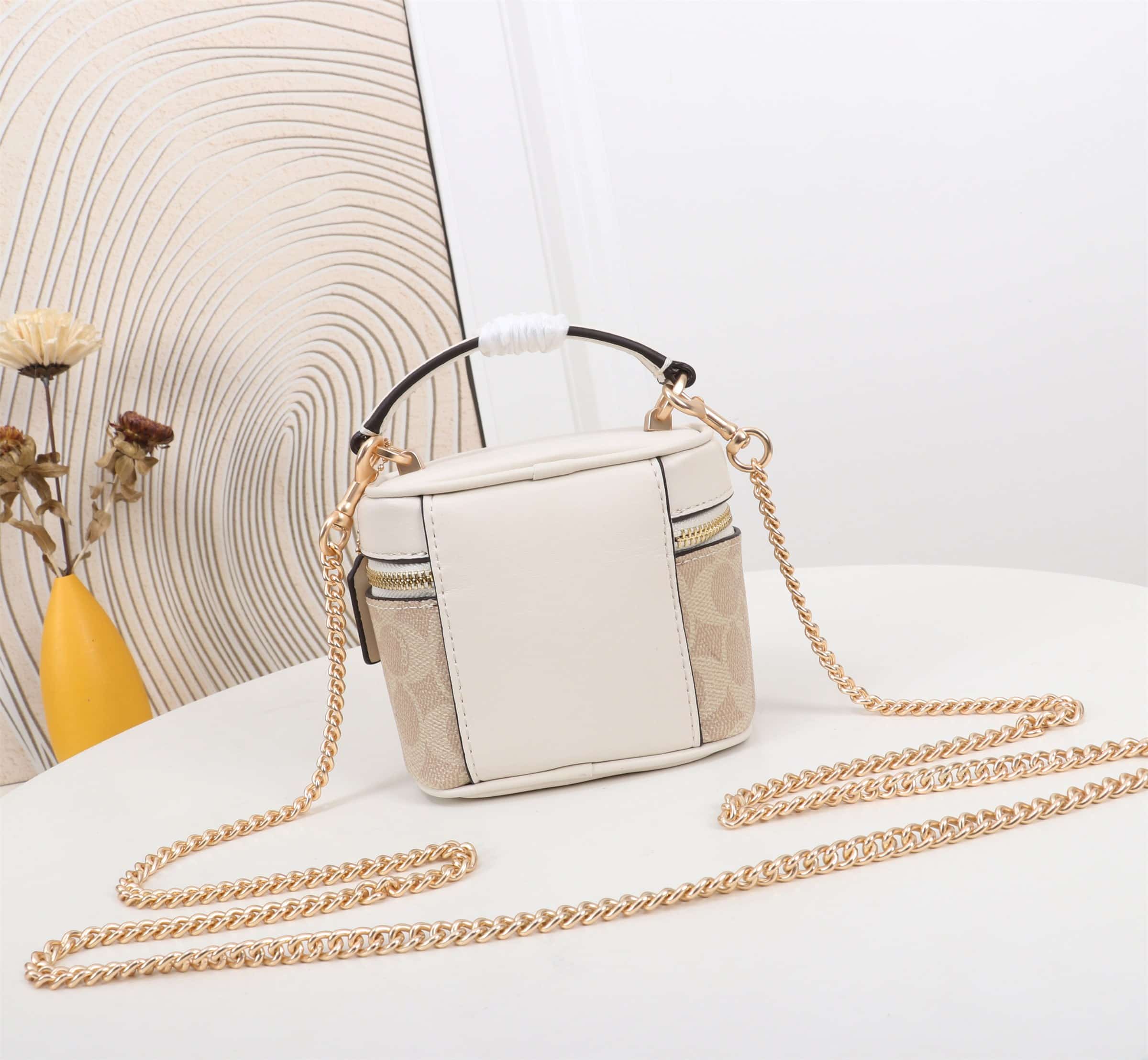 COACH Ava Crossbody Bag in Signature Canvas Beige CY733 High