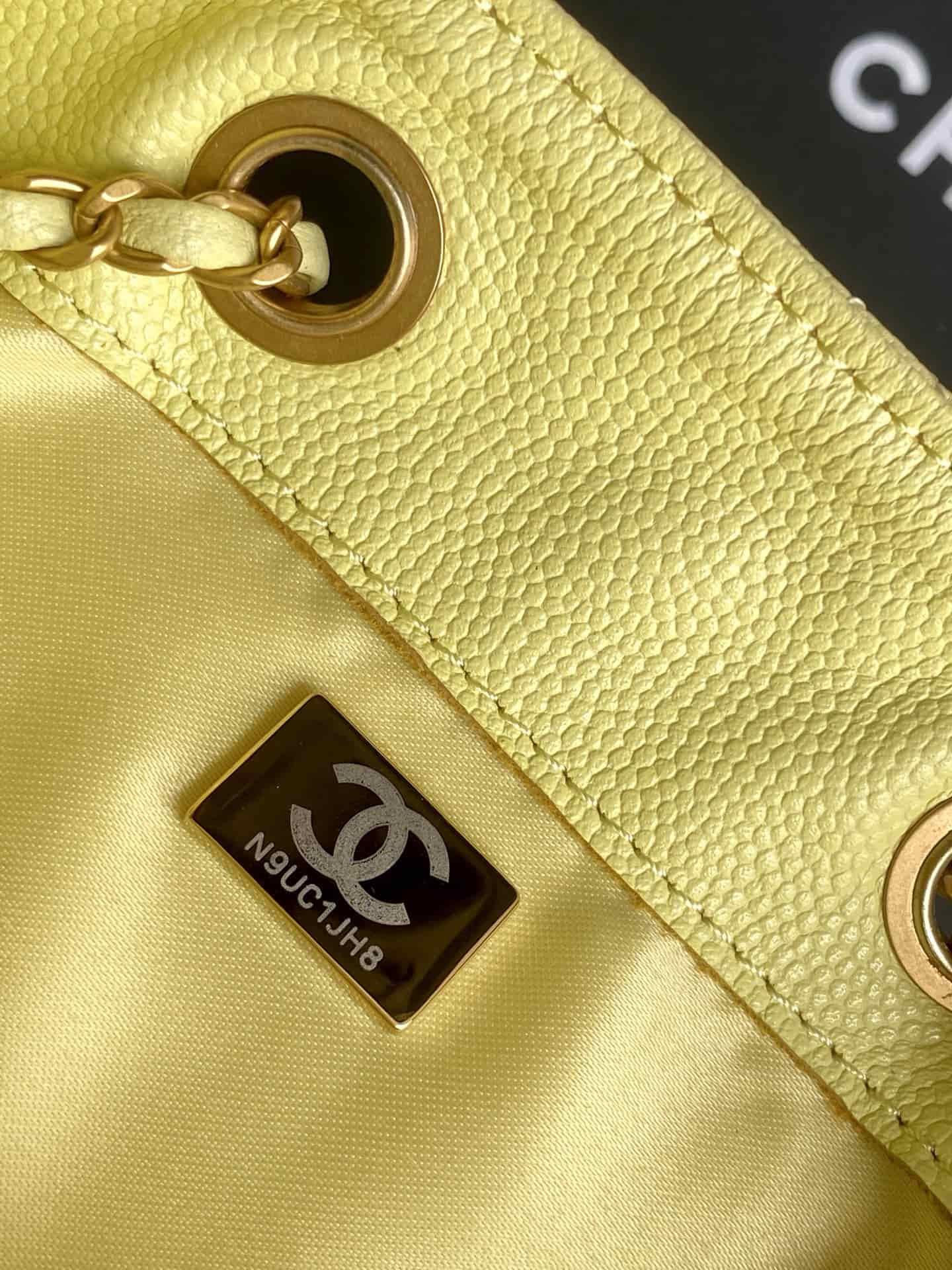 Chanel 25 Medium Hobo Medium handbag AS5311 Grained Calfskin & Gold-tone Metal Yellow A