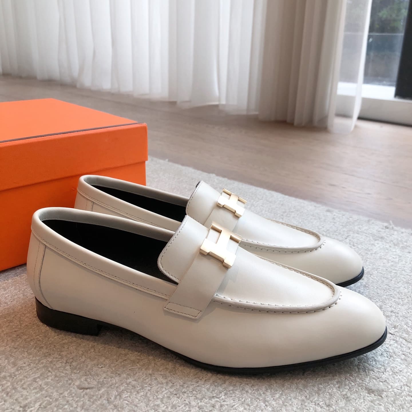 Hermes Paris loafer Shoes Women