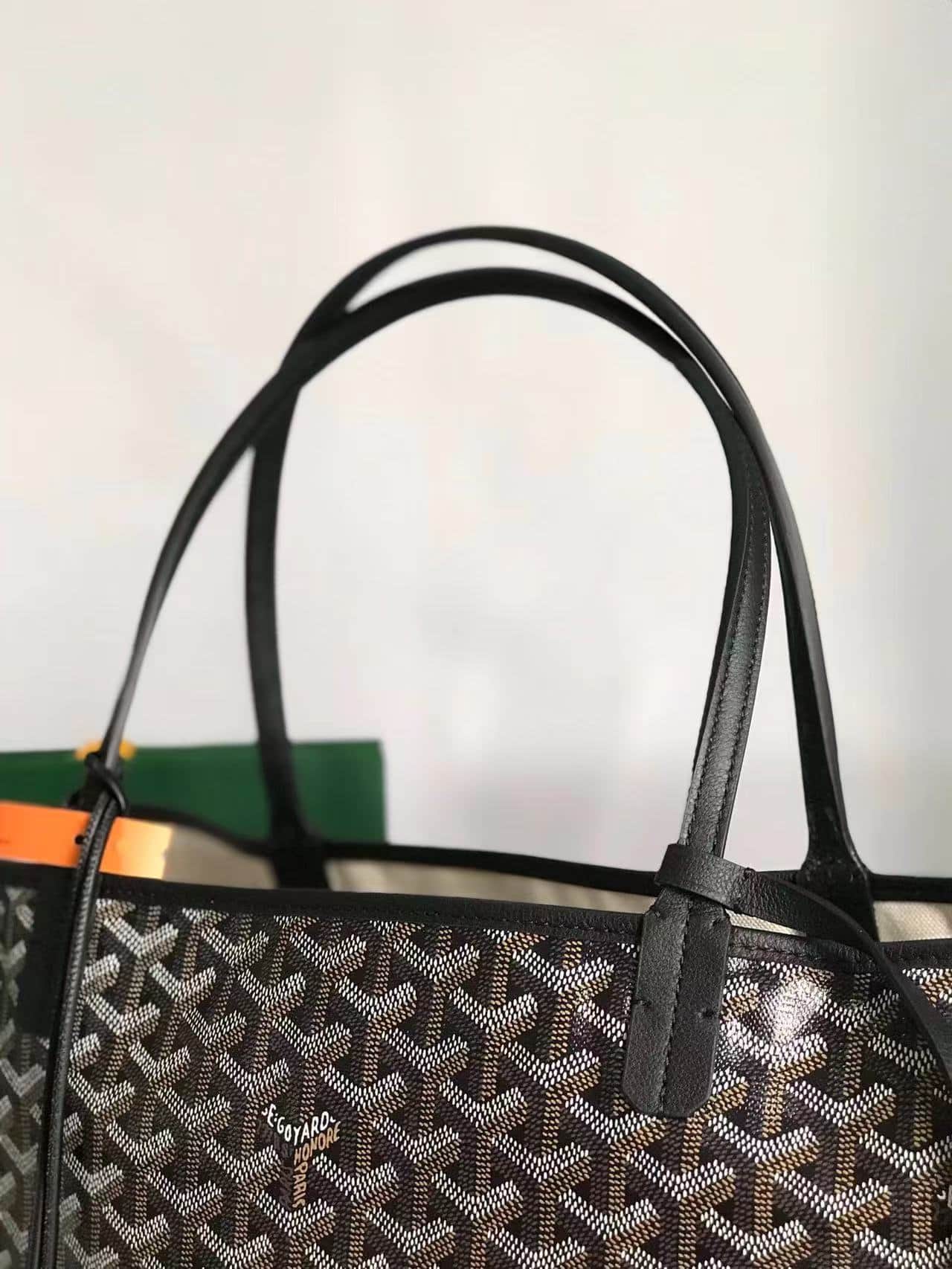 Saint Louis Claire-Voie PM Bag Goyardine Canvas & Chevroches Calfskin High